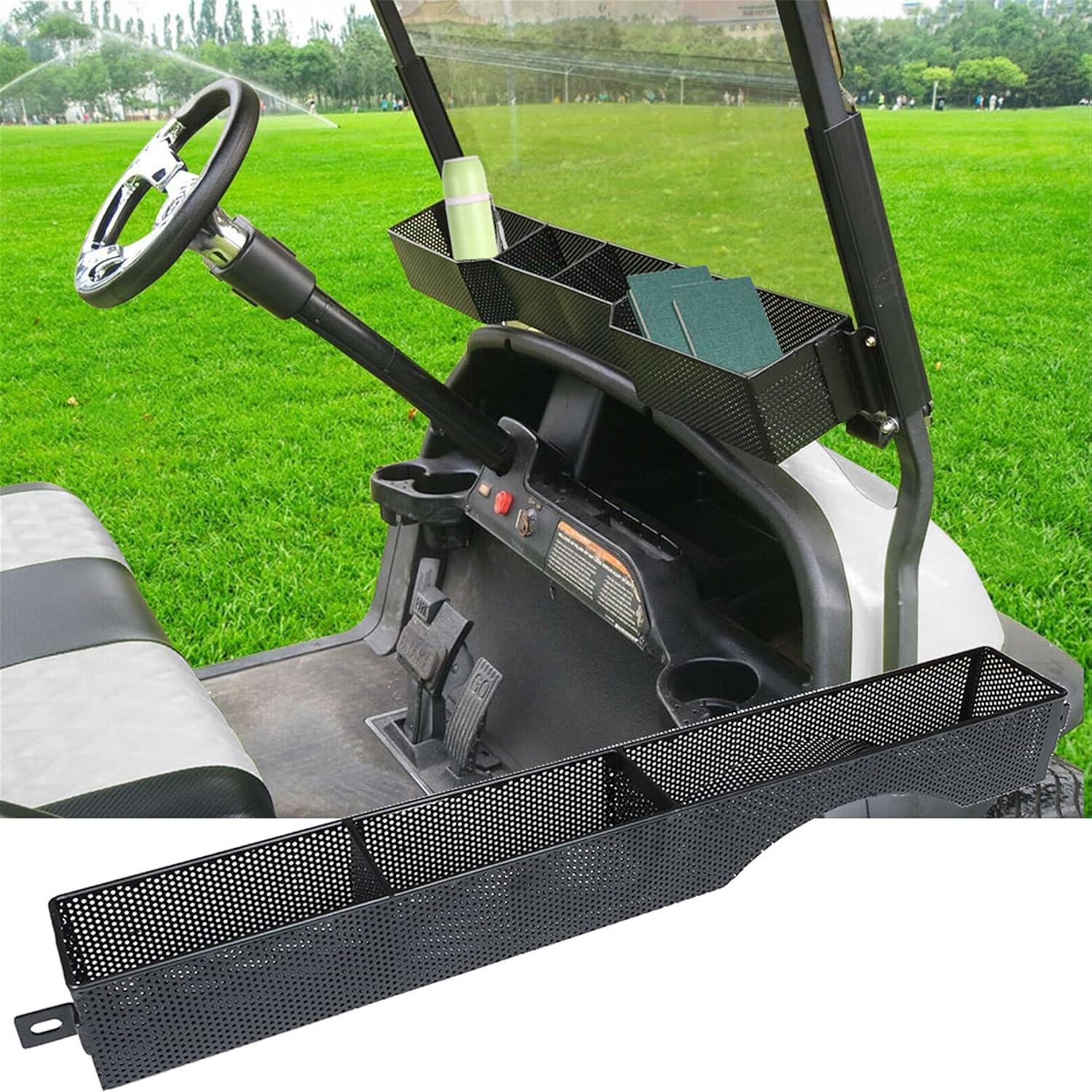 munirater Front Inner Storage Basket Replacement for EZGO RXV Gas & Electric Golf Cart 2008 - Up