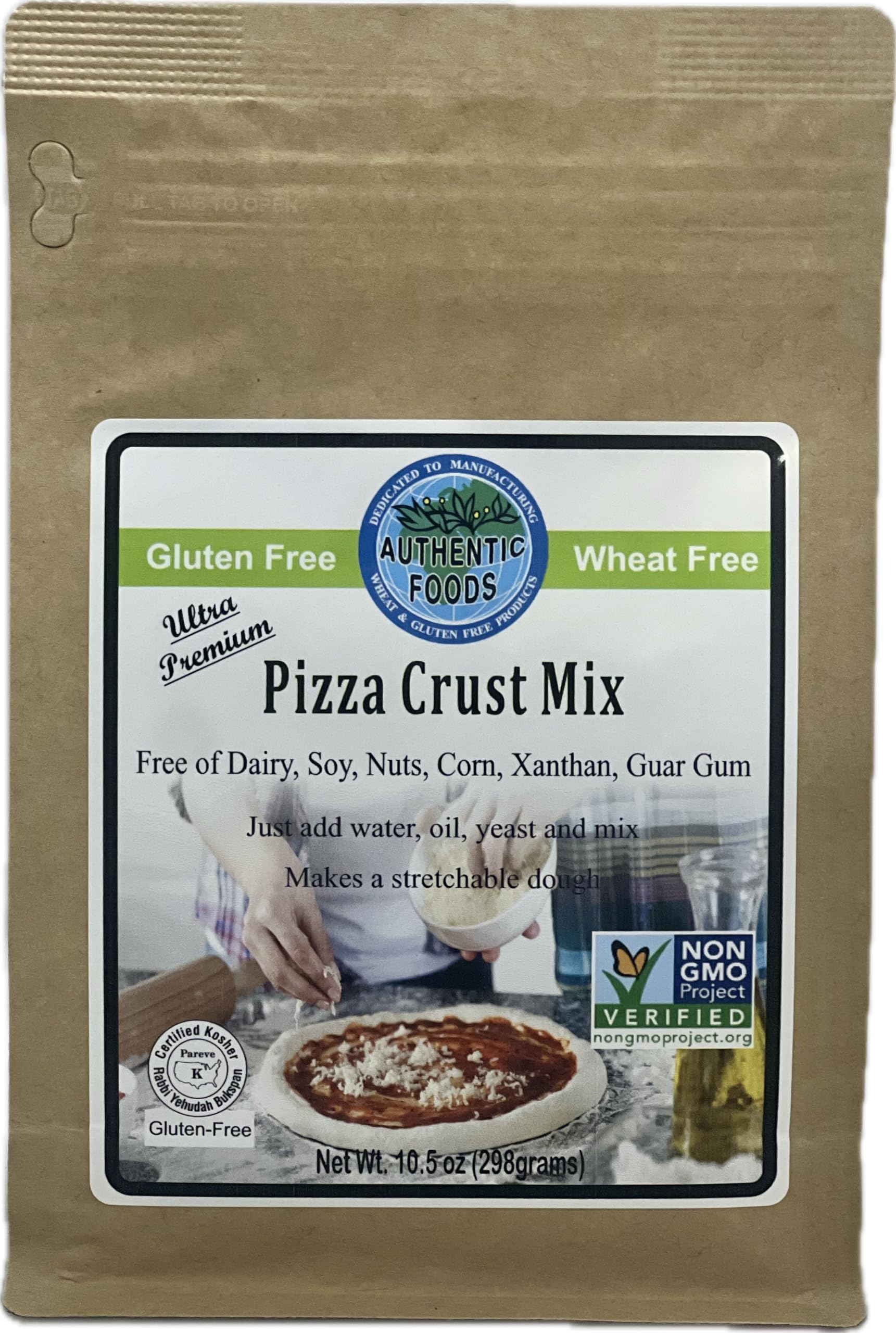 Authentic Foods Gluten Free Pizza Crust Mix