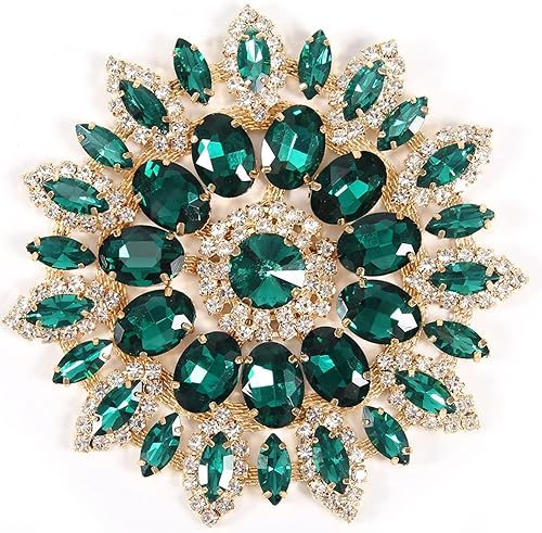 Broches de botones de flores de cristal, bolsa de zapatos de bricolaje, accesorios para mujer, decoración de diamantes de imitación, ropa de