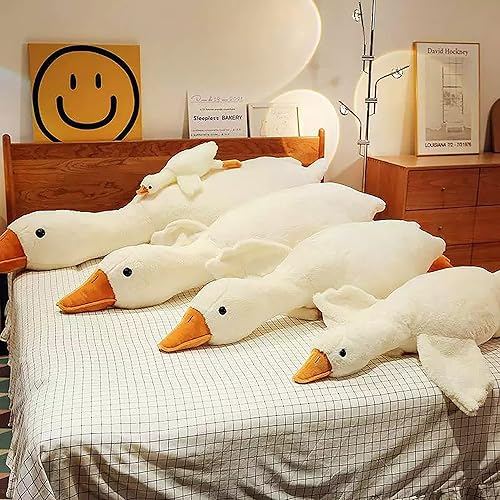 Miniatura 2 de Lindo juguete de peluche de pato de ganso, almohada de felpa de pato de ganso, almohada suave de cisne, regalo para niños y amigos (20 pulgadas/19.7