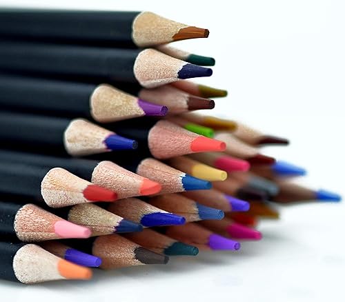 Miniatura 3 de Juego de 120 lápices de colores, suministros de arte no tóxicos preafilados para niños y adultos, minas a base de aceite suaves y gruesas, 120