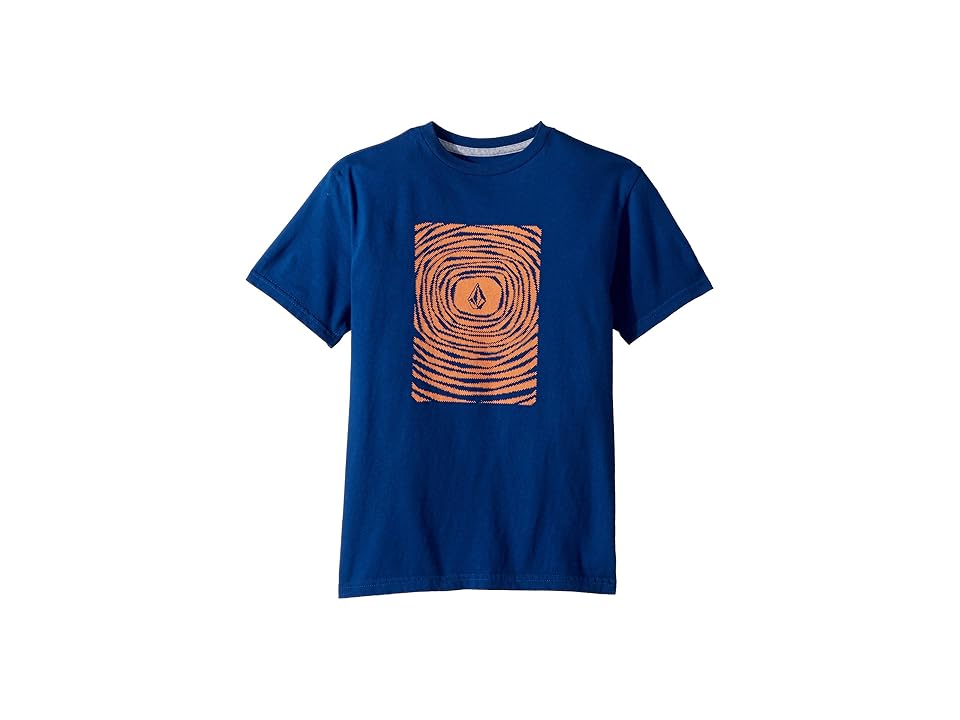 

Volcom Kids Engulf Short Sleeve Tee (Big Kids) (Camper Blue) Boy's T Shirt