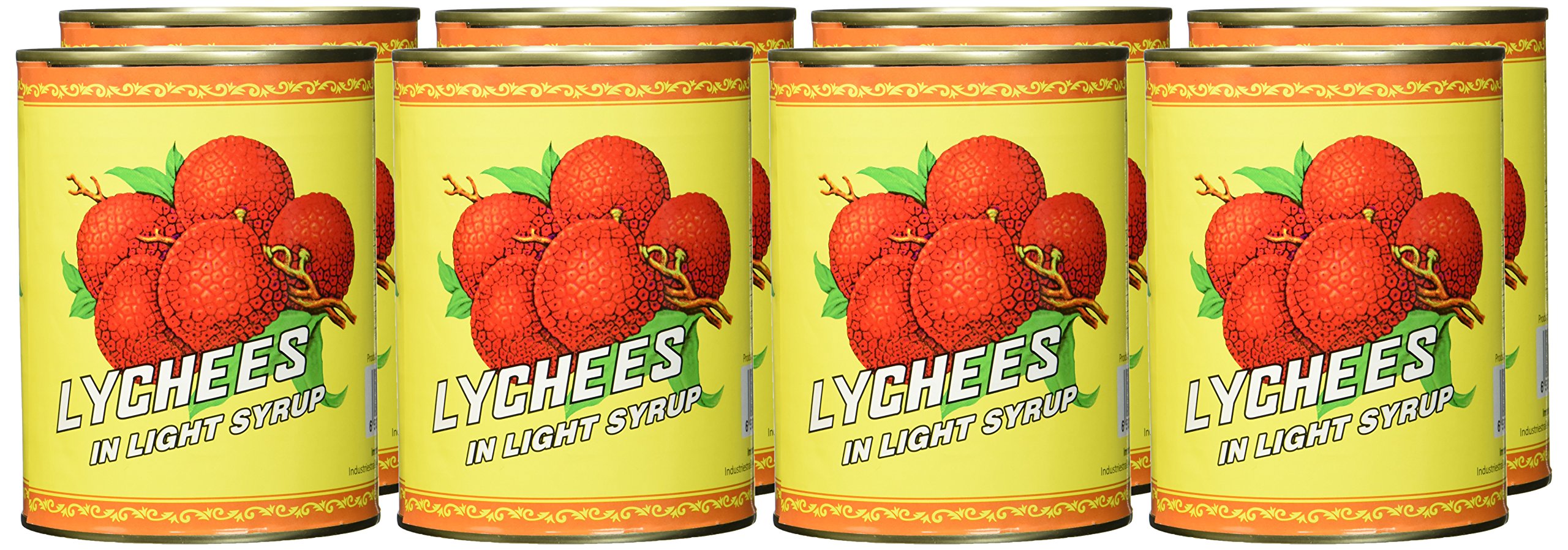 Import Lychees, leicht gezuckert, 8er Pack (8 x 567 g Packung)
