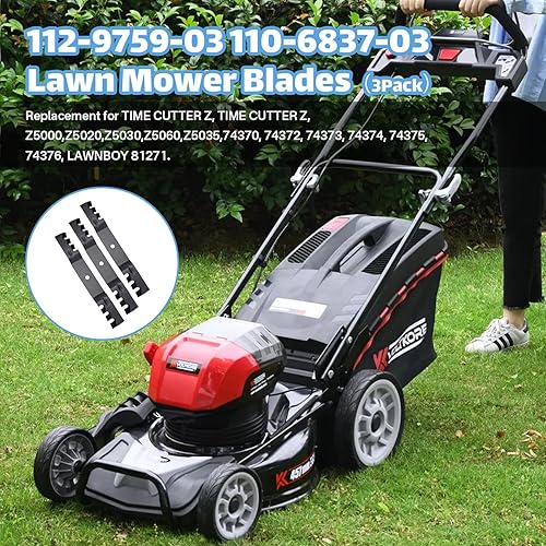 Miniatura 6 de SuperDi Repuesto para cuchillas Toro Timecutter de 50 pulgadas 115-5059-03, 79016P, Z 5000 Series112-9759-03 110-6837-03 ss5000, mx5060, ss5060,