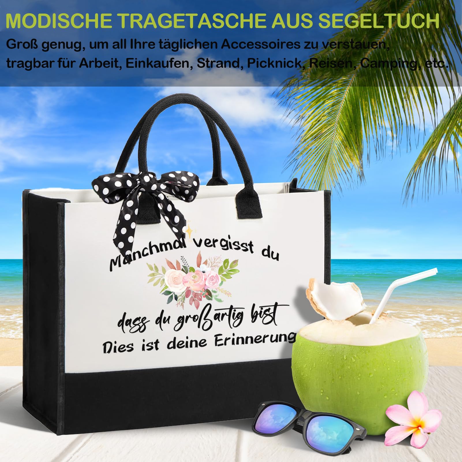 Personalisiertes Frauen Geburtstagsgeschenk, Einzigartiges Geschenk für Mutter, Ehefrau, Schwester, beste Freundin, Kollegin & Lehrerin mit Einkaufstasche. (Packung mit 2)