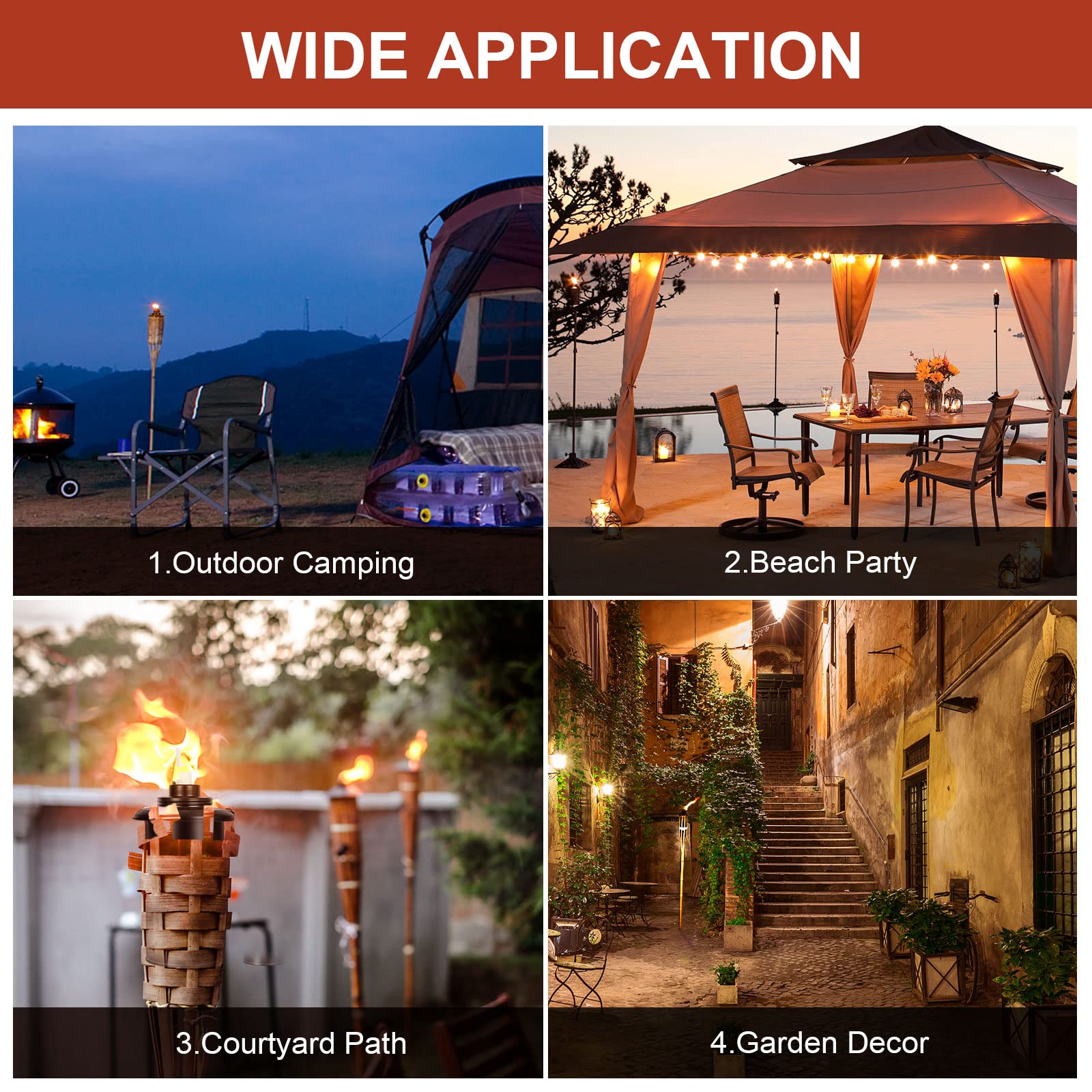 Nonley Outdoor Torch Canisters, Torch Replacement Canister 12 oz