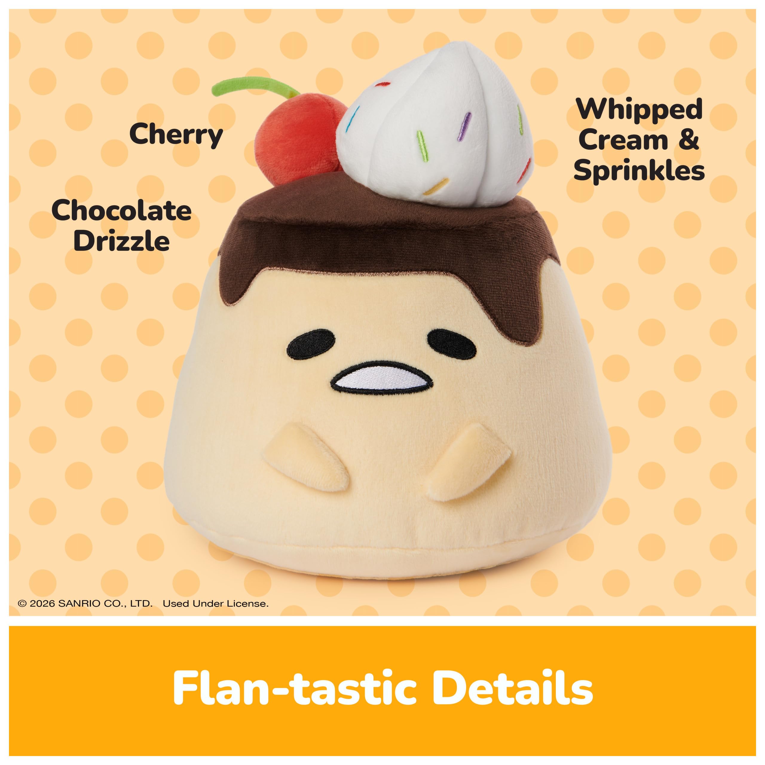 Amazon.co.jp: GUND Sanrio Gudetama The Lazy Egg Stuffed Animal