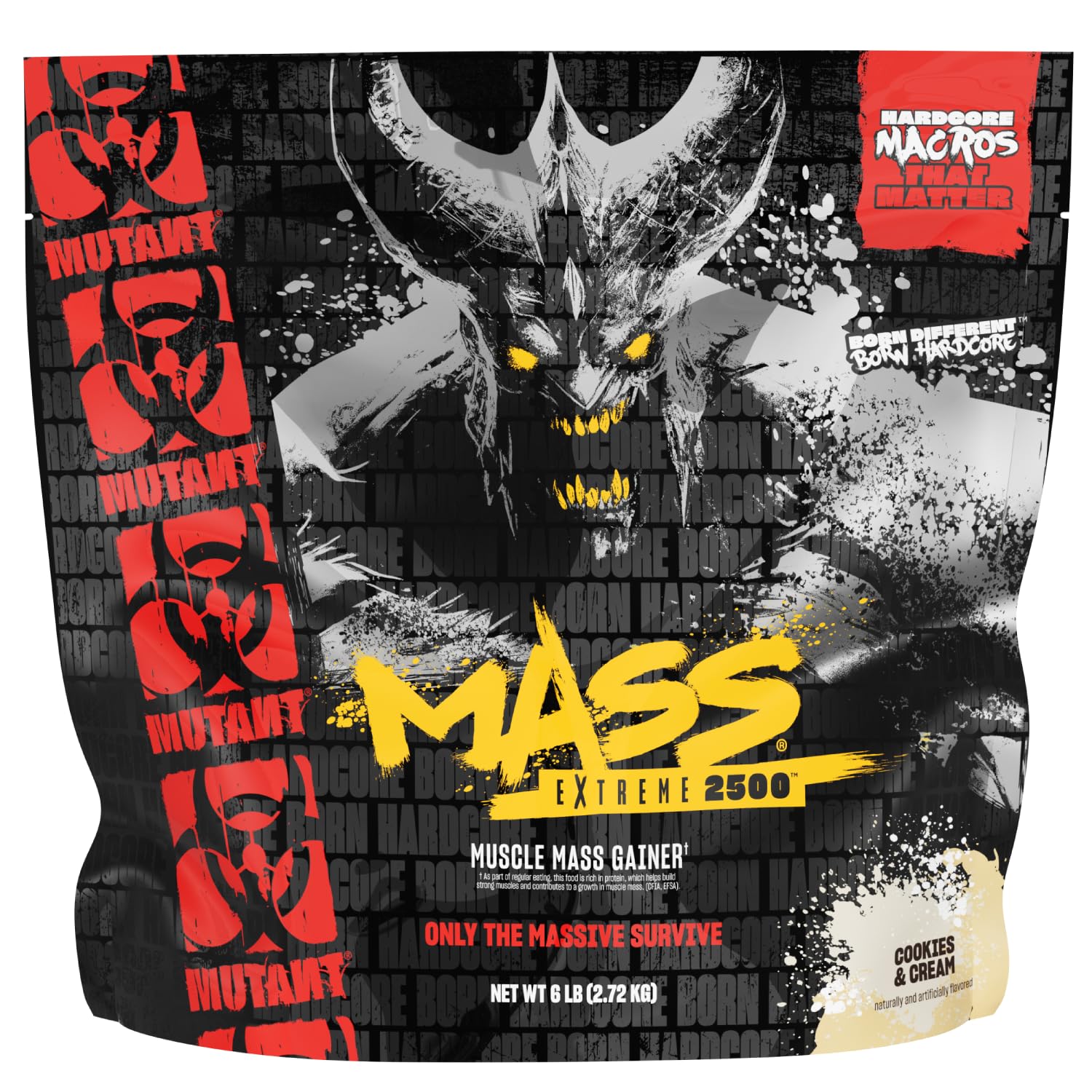 Sponsored Ad – MUTANT Mass Extreme 2500 | High-Calorie Weight Gainer | Complex Carbs, BCAAs & Glutamine | Hardcore Muscle Mass Shake | 2720g | Cookies & Cream