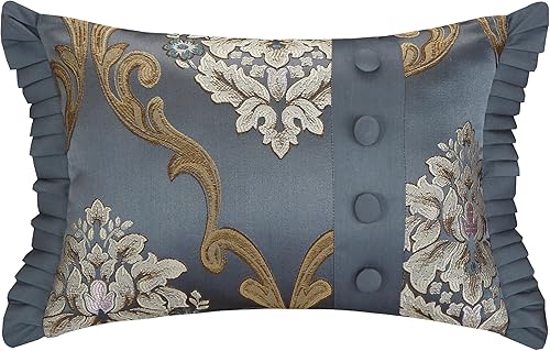 Miniatura 7 de Chic Home Aubrey Decorator juego completo de 9 piezas de ropa de cama con estilo tapicería y diseño Jacquard  almohadas