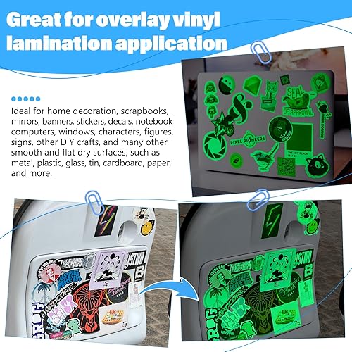 Miniatura 5 de TECKWRAP Papel adhesivo de vinilo imprimible para impresora de inyección de tinta, papel adhesivo holográfico para imprimir por inyección de tinta,