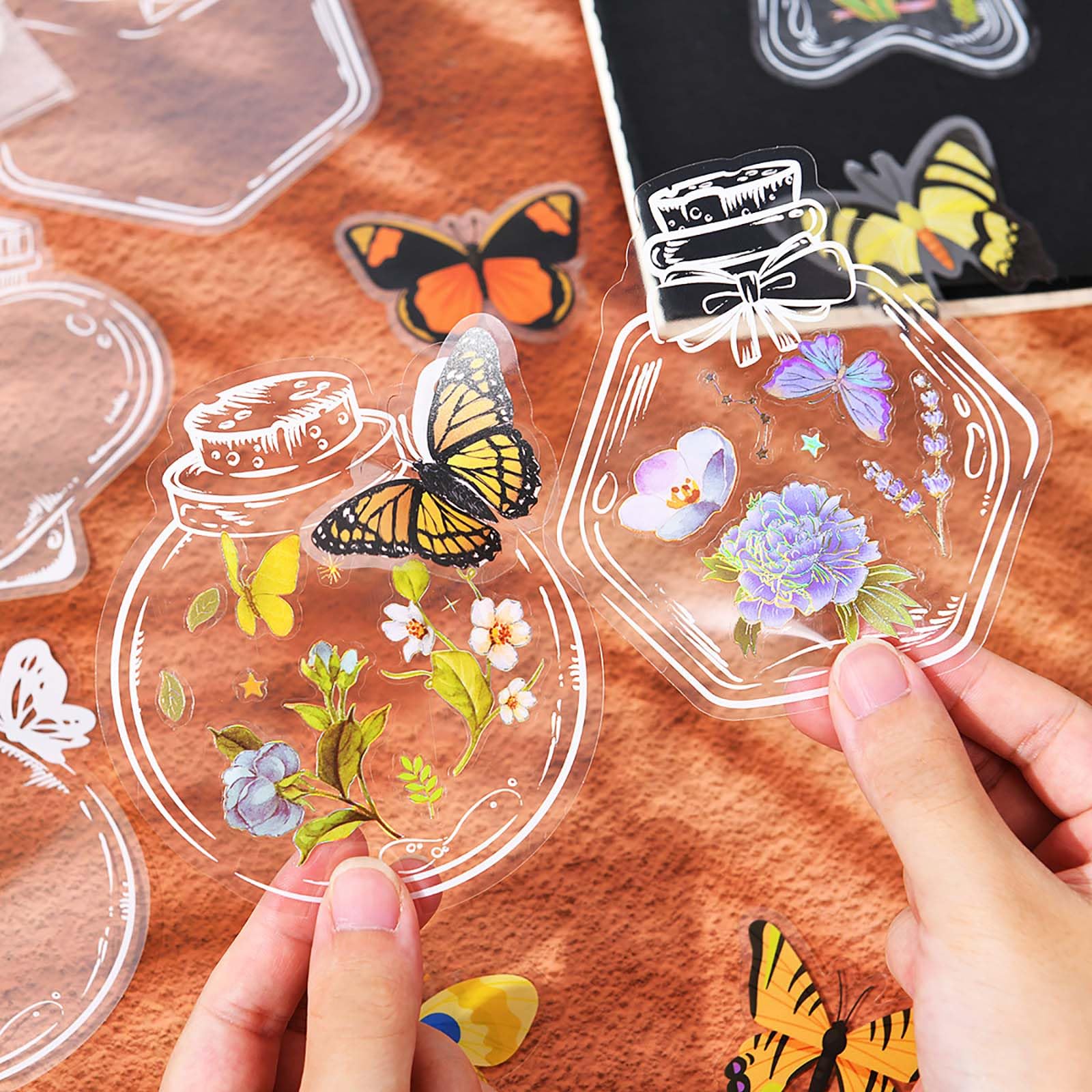 Segnalibri Trasparenti Con Fiori Secchi 40PCS - Kit Fai Da Te Per Creare Segnalibri Personalizzati - Foto 5