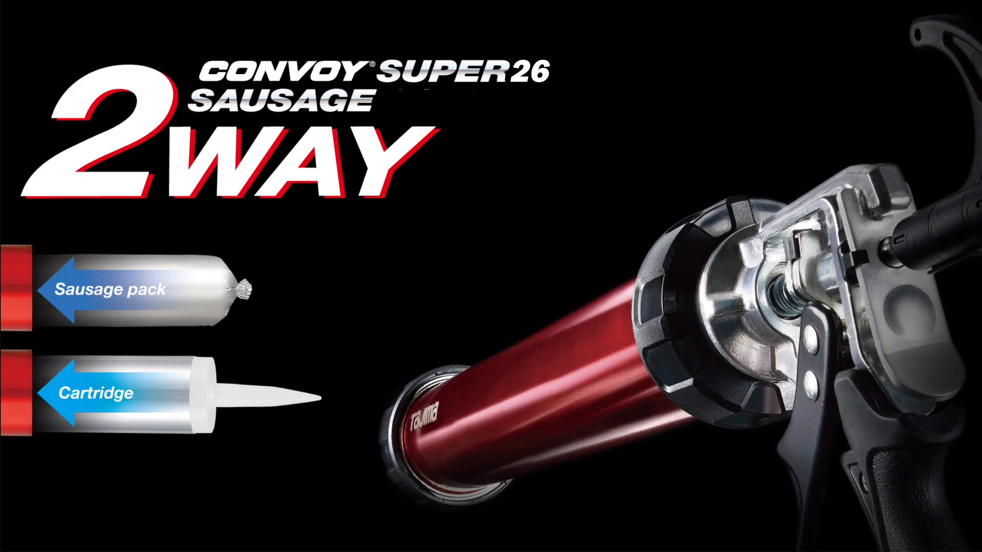 ガスガン coltsmkiv TAJIMA Caulk Gun - 10 oz / 20 oz Convoy Super 26 2way