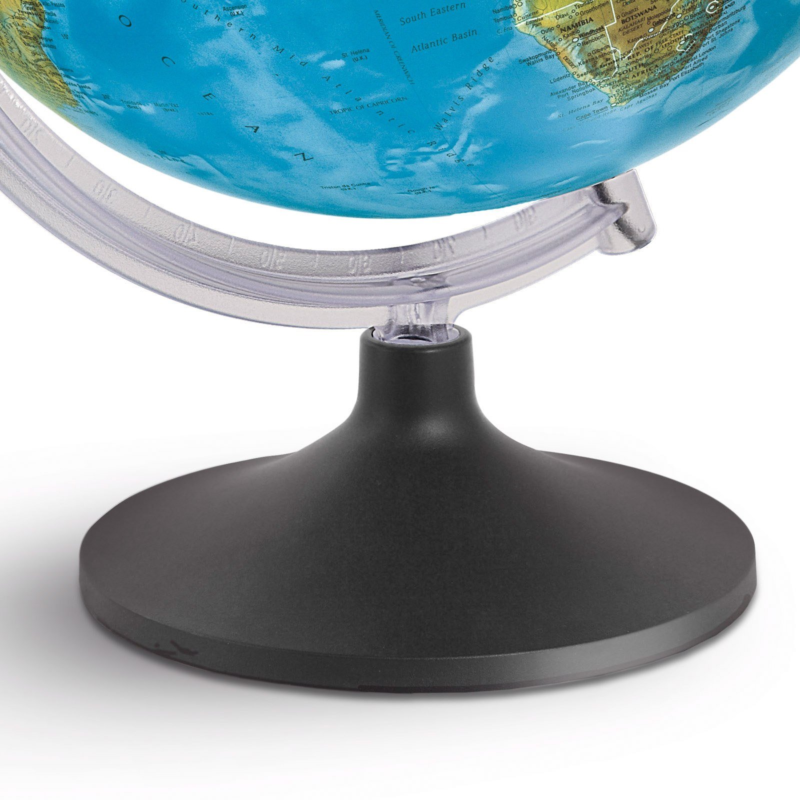 Mappamondo Lumierissimo Nova Rico 30 Cm – Fisico E Politico Illuminato, Base In Resina, Made In Italy