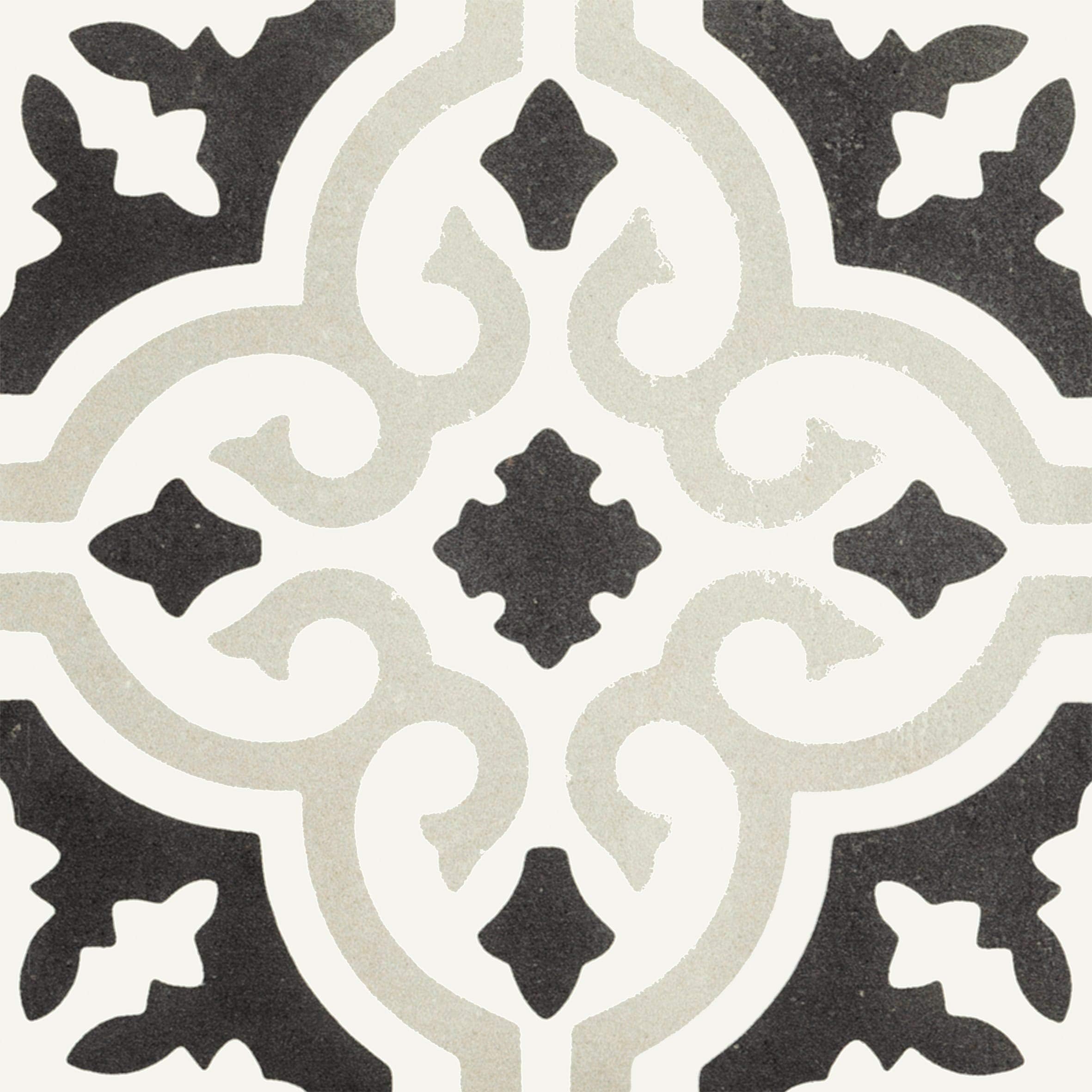 Reverie Patterned Floor & Wall Porcelain Tile, Decor 5, 200mm x 200mm - Kitchen or Bathroom splashback
