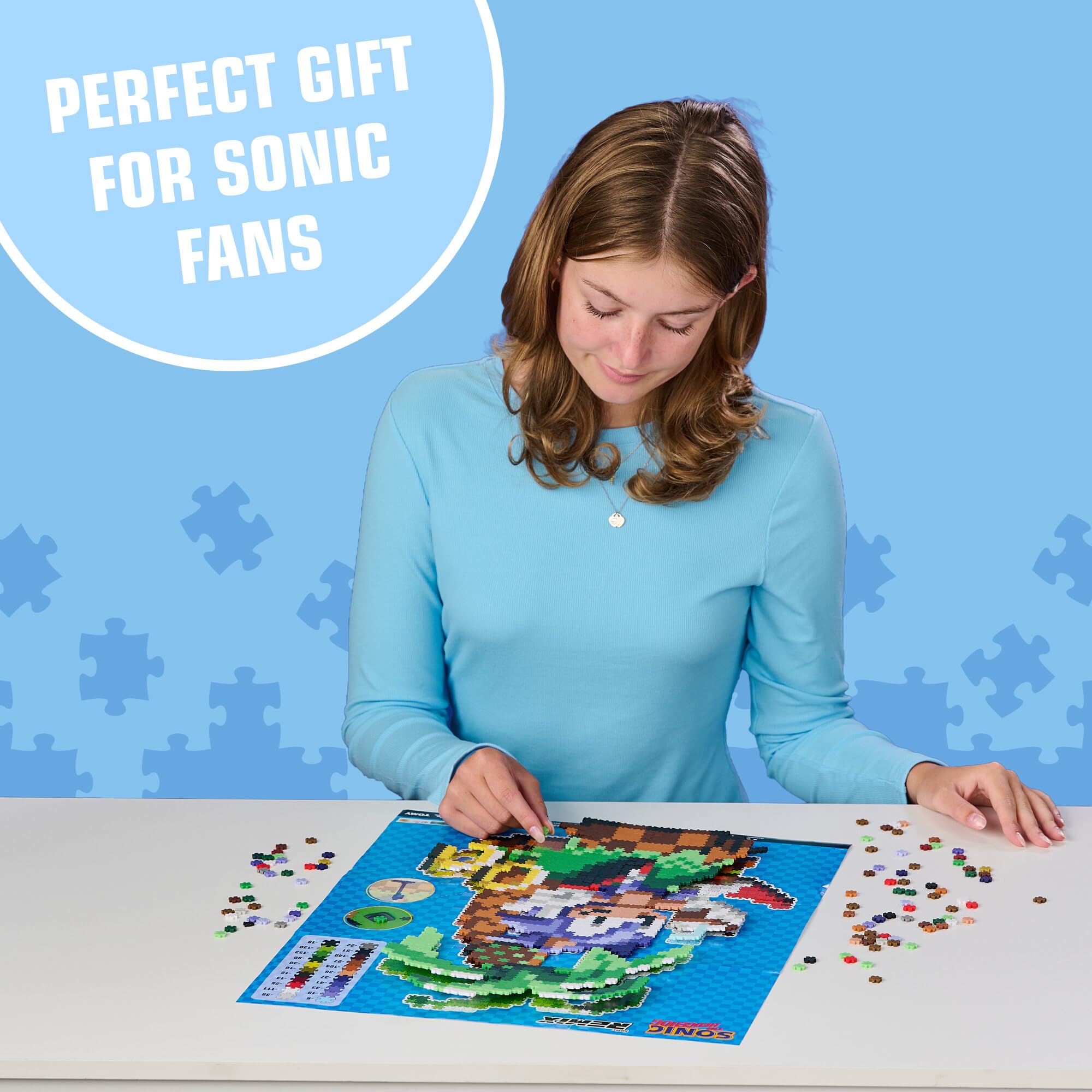 Amazon.com: Jixelz Remix Sonic the Hedgehog Craft Kit - Sonic and