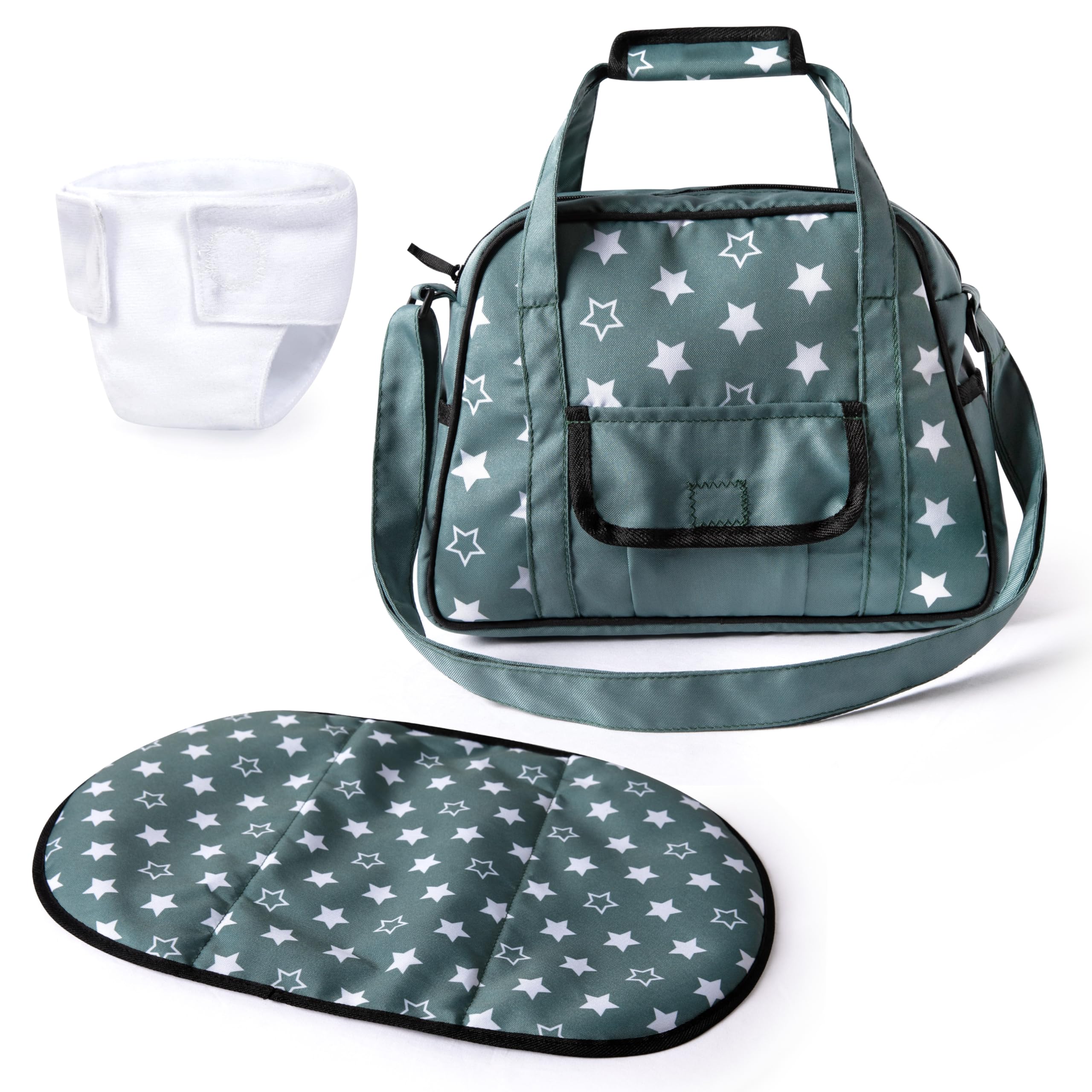 Bayer Design 69058AA changing bag for dolls, changing mat, sewing diaper, nappy,doll accessories