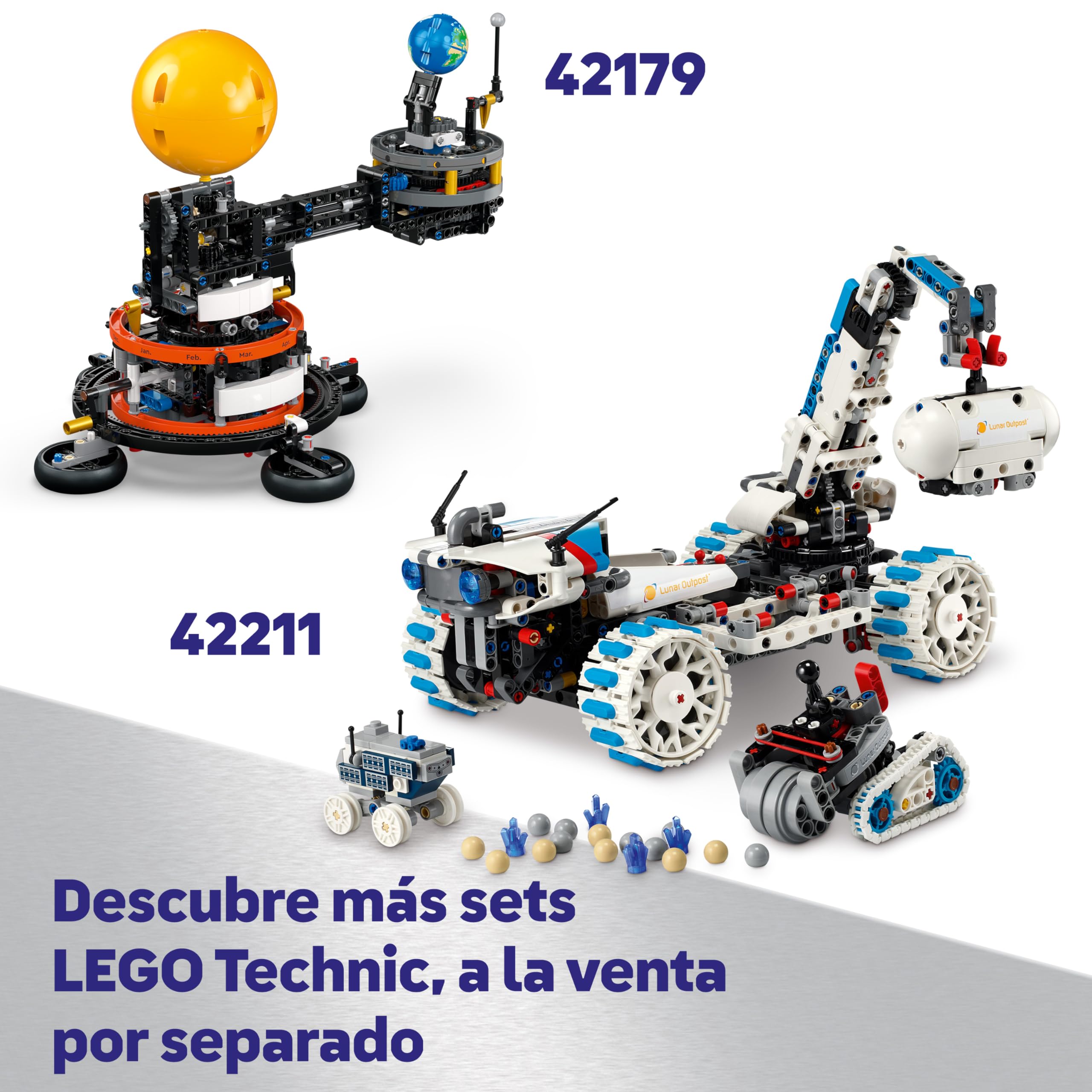LEGO Technic Cohete del Sistema de Lanzamiento Espacial NASA Artemis - Cohete Espacial de Juguete con 4 Astronautas y Función de Propulsión - Regalo para Niños y Niñas de 9+ Años - 42221