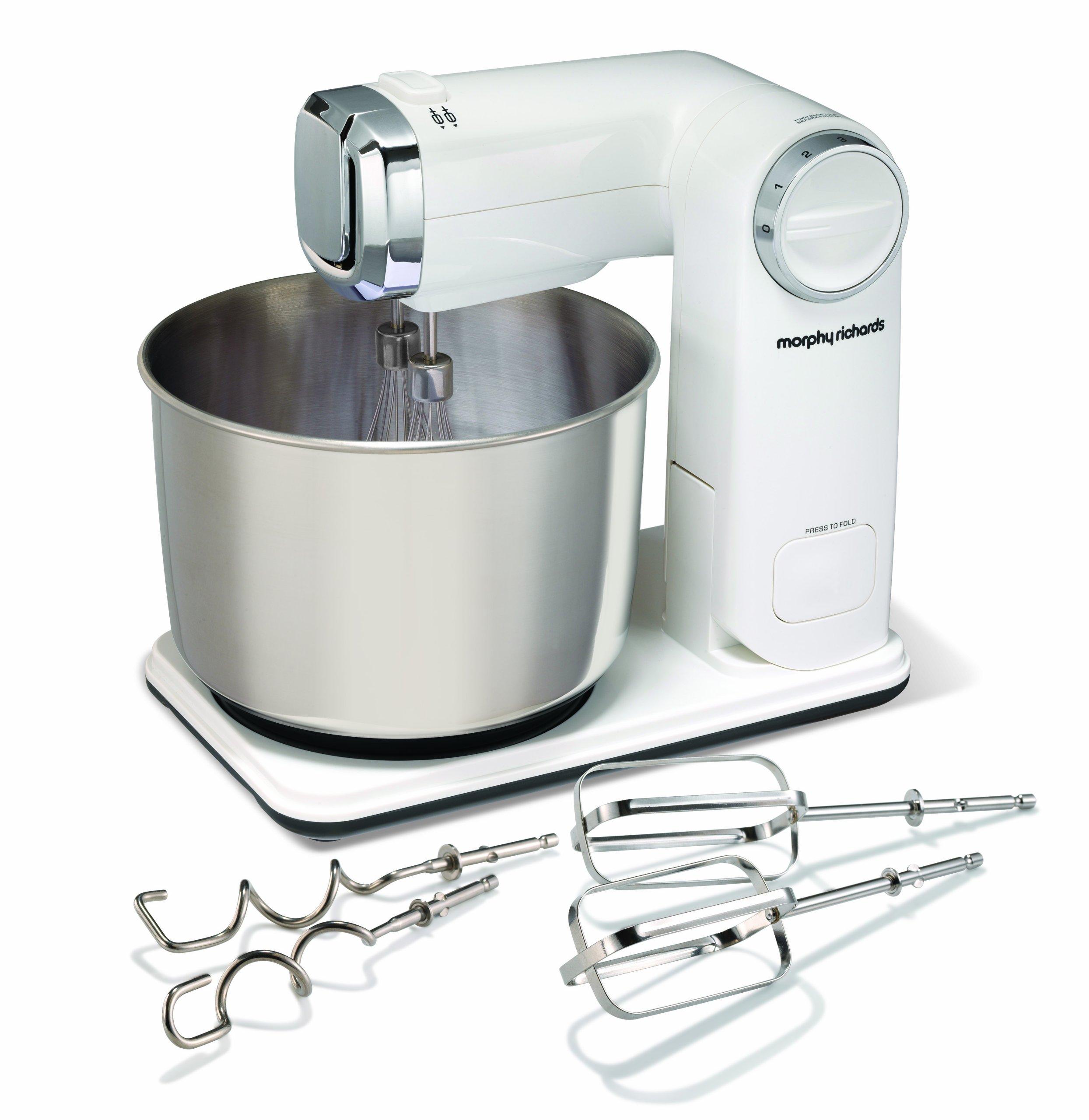 Morphy Richards M48992EE Robot Pâtissier Pliant Blanc 30 x 20,5 x 26,5 cm
