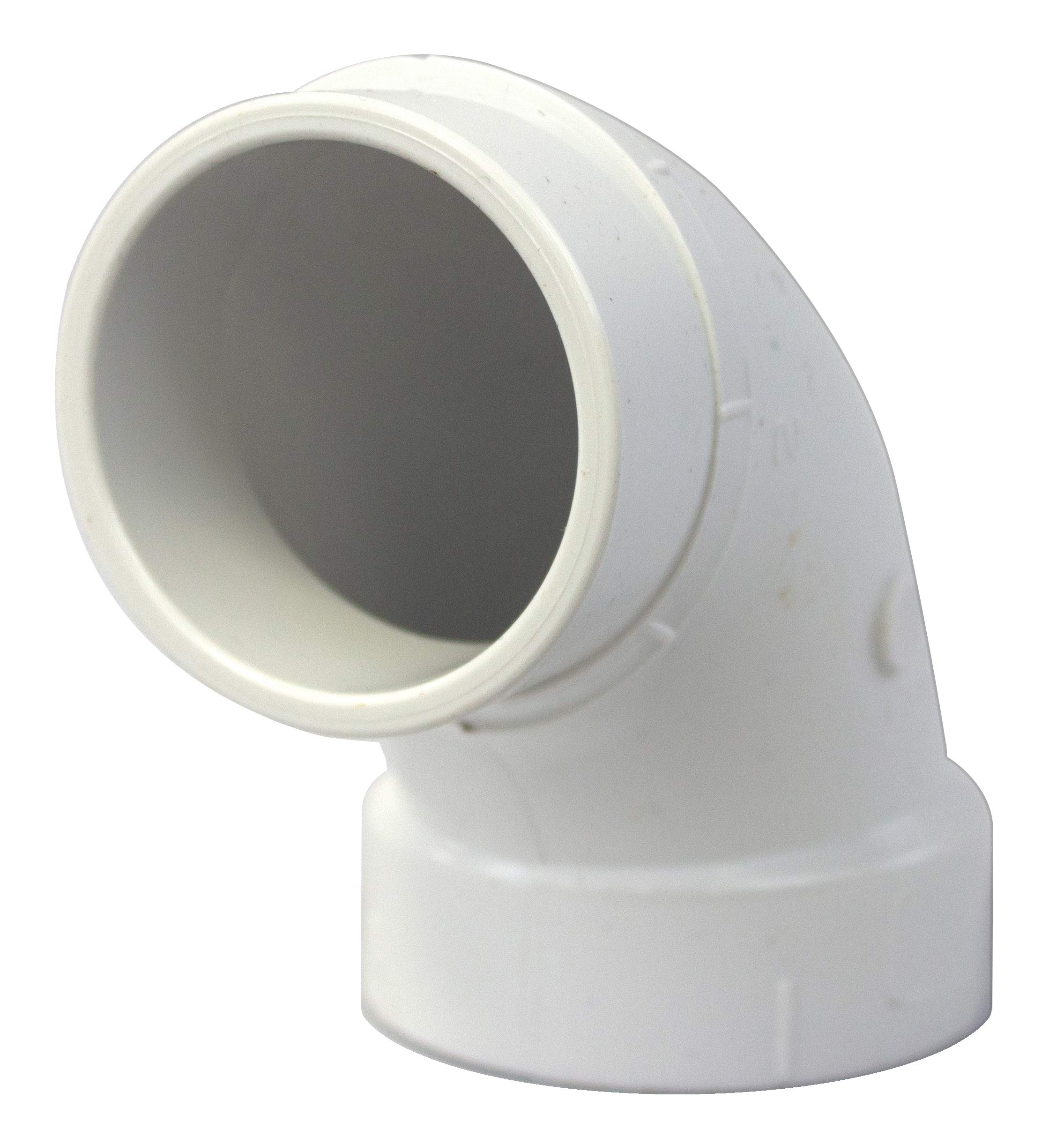 Genova Products 72916 90° Sanitary Street Elbow Pipe Fitting, 1 1/2"
