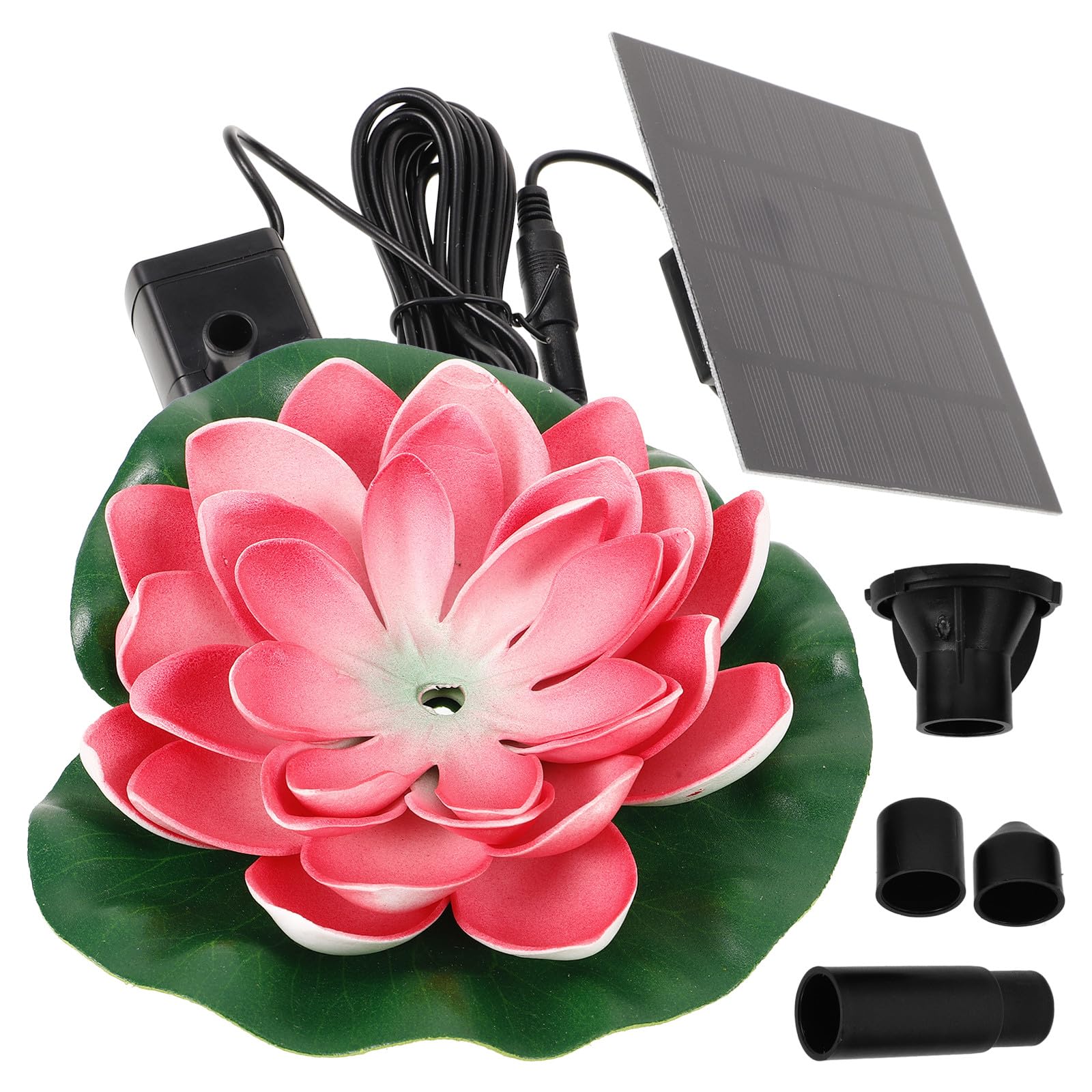 Buse pour fontaine solaire de piscine et bassin extérieur lotus