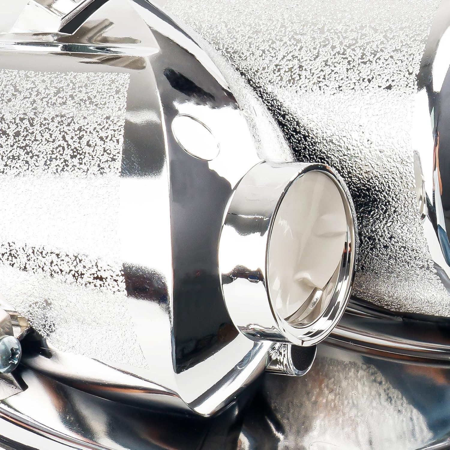 Torchbeam Tail Light Assembly Compatible with Beetle 1998-2005 Chrome Housing Clear Lens, Tail Lights Brake Lamps for Driver and Passenger Side