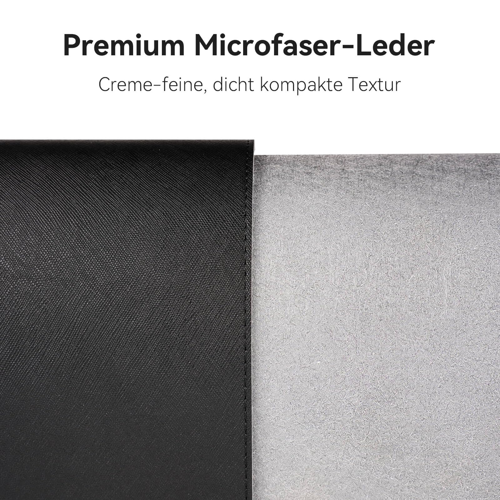 Alfombrilla de ratón de carga inalámbrica, 90 x 43 cm, XL grande, superficie ultralisa, parte trasera antideslizante, color negro clásico, base impermeable para ordenador para MacBook, PC, portátil