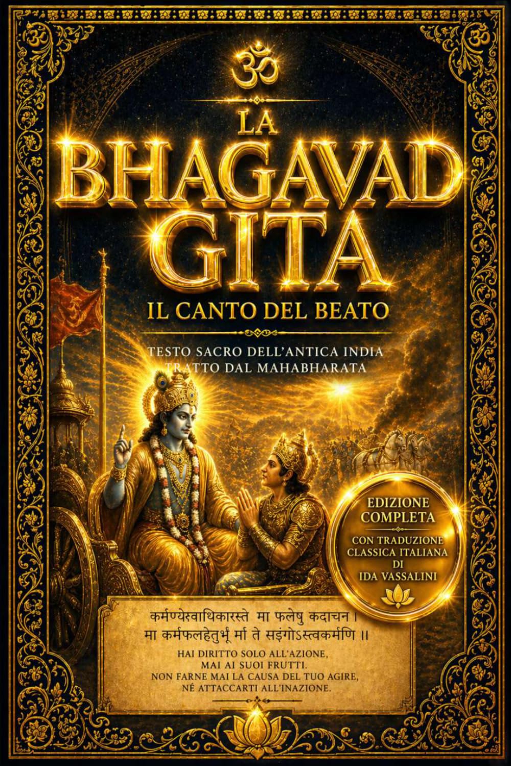 La Bhagavad Gita: Il Canto del Beato – Testo Sacro dell’Antica India tratto dal Mahabharata | Edizione Completa con Traduzione Classica Italiana di ... Dharma, l’Anima e la Liberazione Spiritual