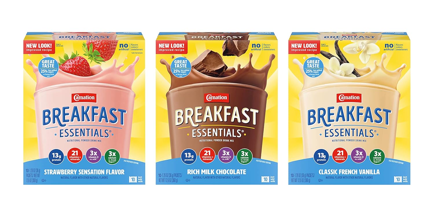 Carnation Breakfast Essentials Nutritional Powder Drink Mix