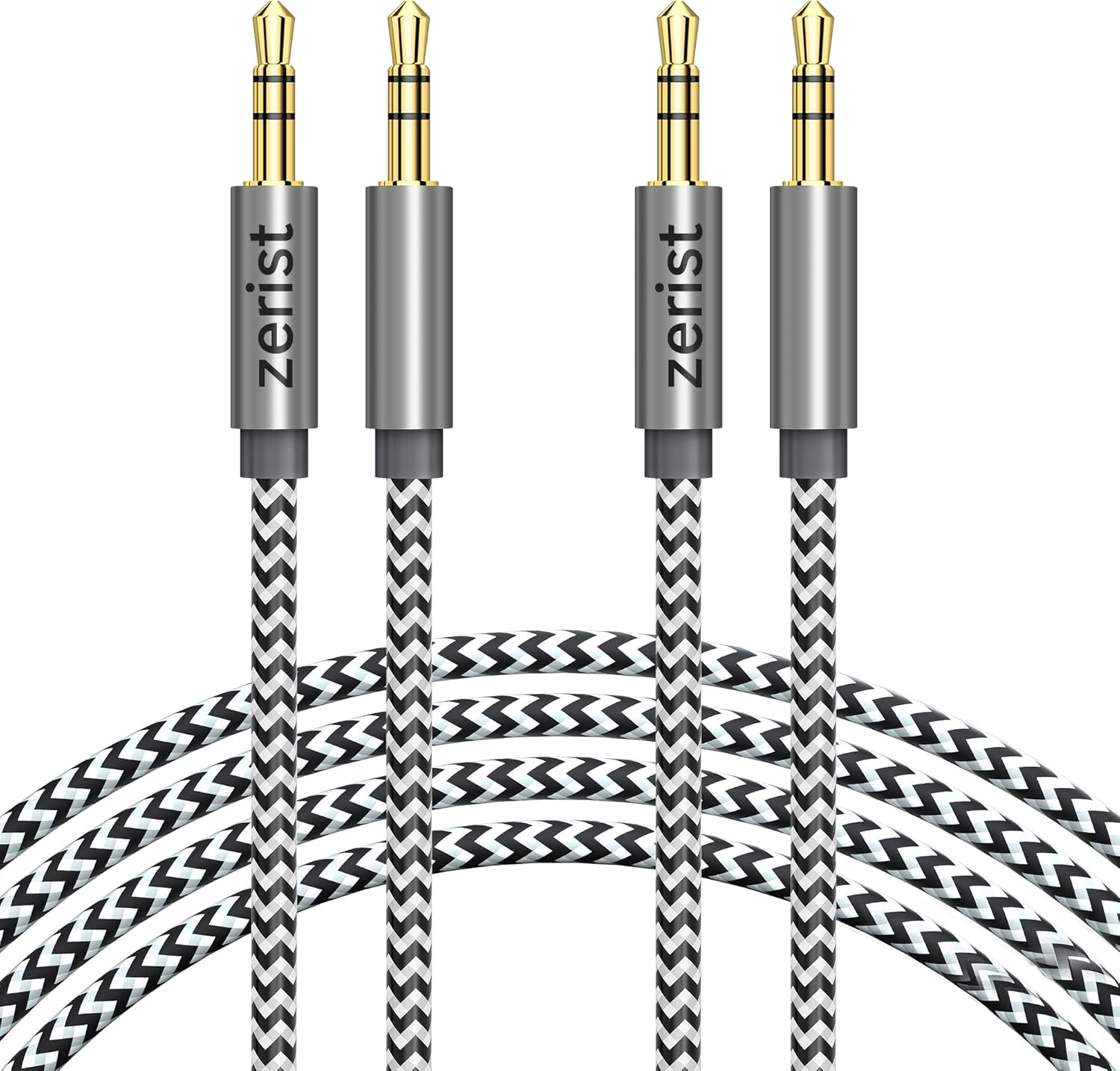 Zerist 3.5mm AUX Audio Cable Male to Male Nylon Braided Stereo Jack