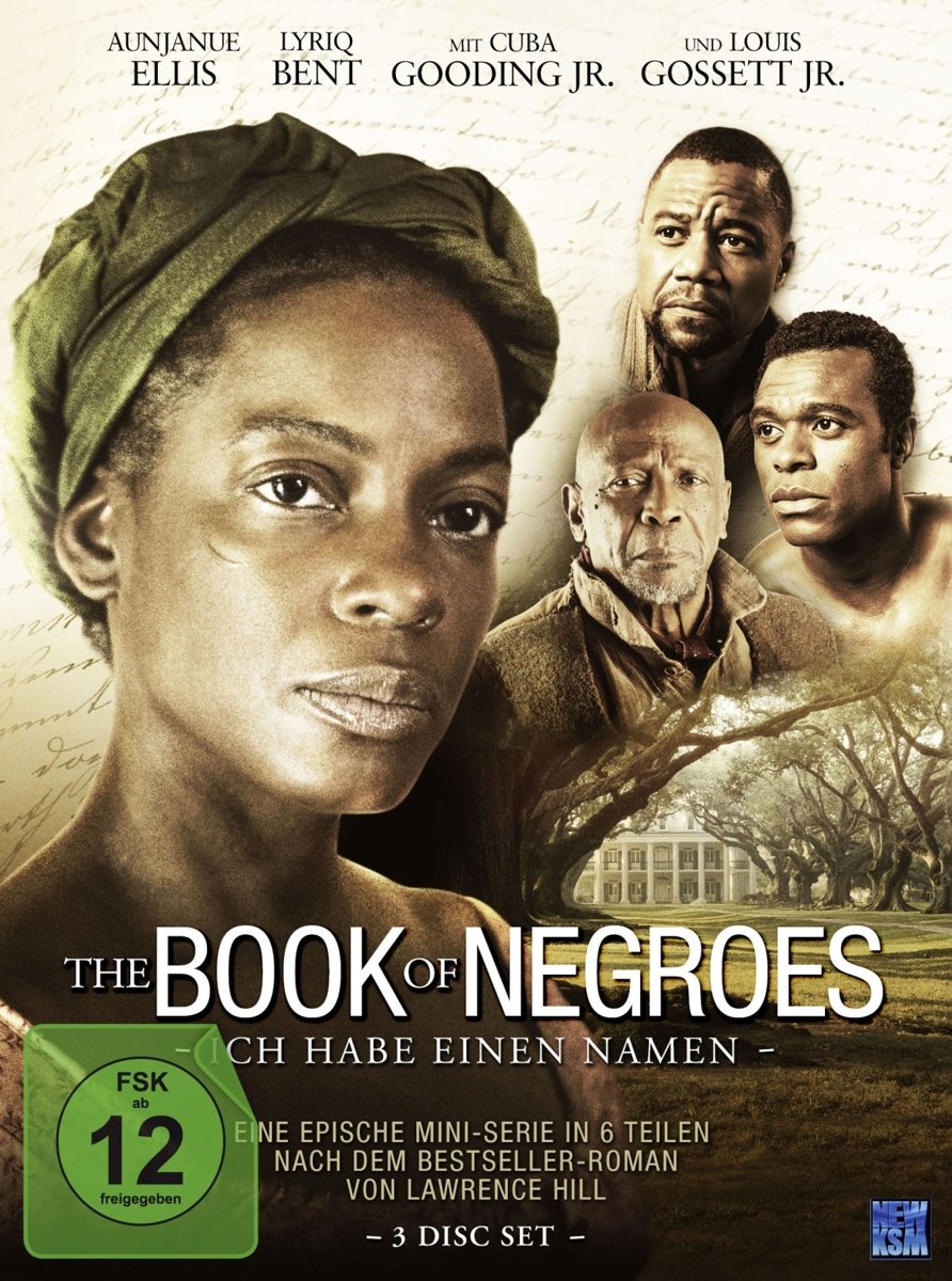 DVD de The Book of Negroes (Ich habe einen Namen), miniserie dramática histórica en formato físico.