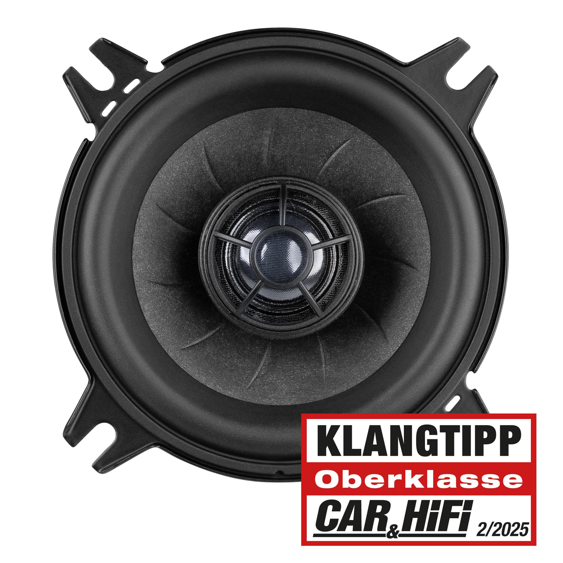 ETON PFX 10 – Klangstarkes 10 cm / 4“ Koaxial System, Auto Lautsprecher für Front oder Heck, Soundsystem mit 80 Watt, geeignet auch für Wohnmobile, Busse, Transporter, 1 Paar