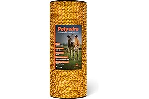 Electric Fence Polywire for Livestock: High-Visibility & Durability