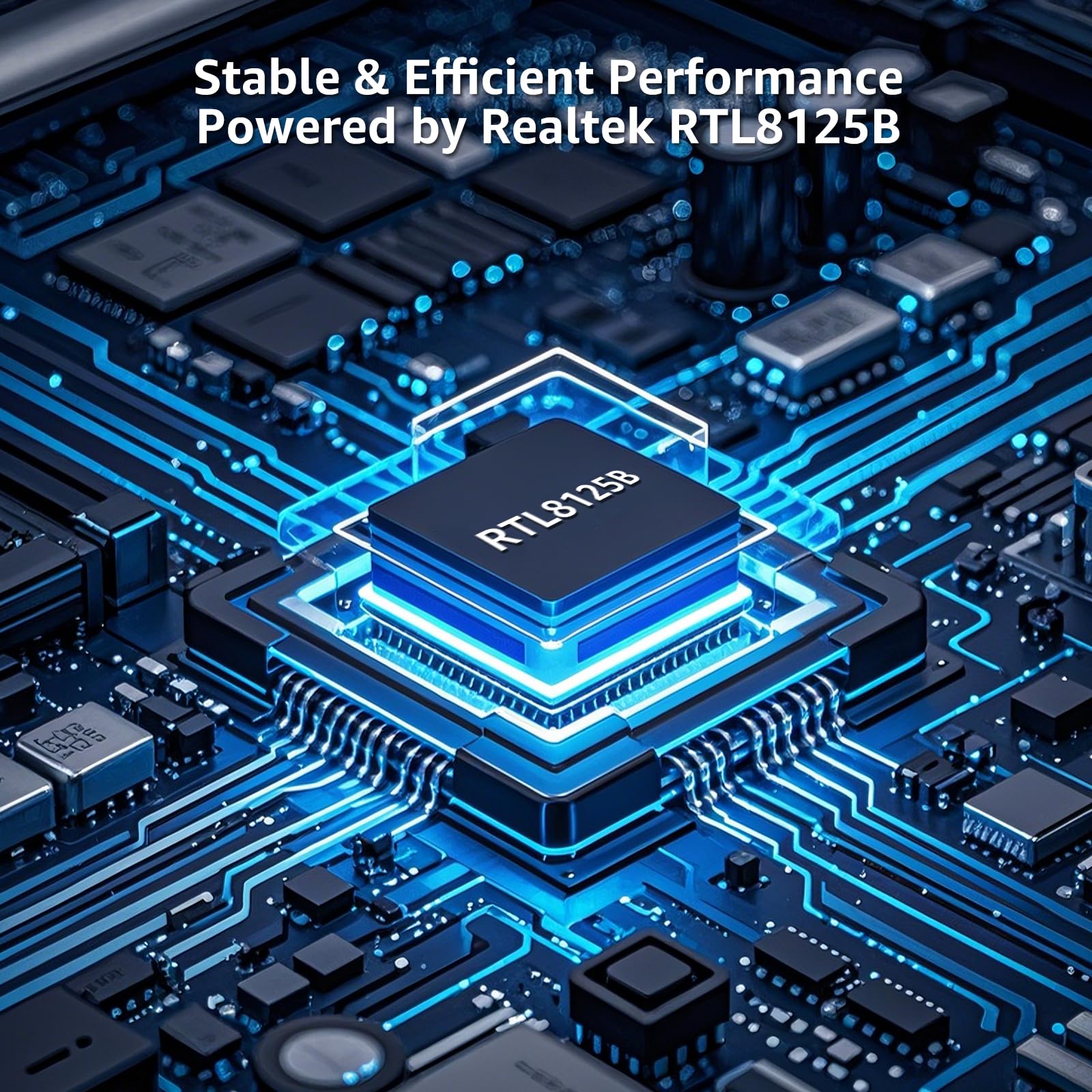 Scheda di Rete PCIe 2.5G, YuanLey Adattatore Ethernet PCI Express 2,5 Gigabit con Realtek RTL8125B, Scheda NIC 2500Mbps Controller LAN RJ45 per PC Windows/Linux/Mac OS con Staffa Low-Profile