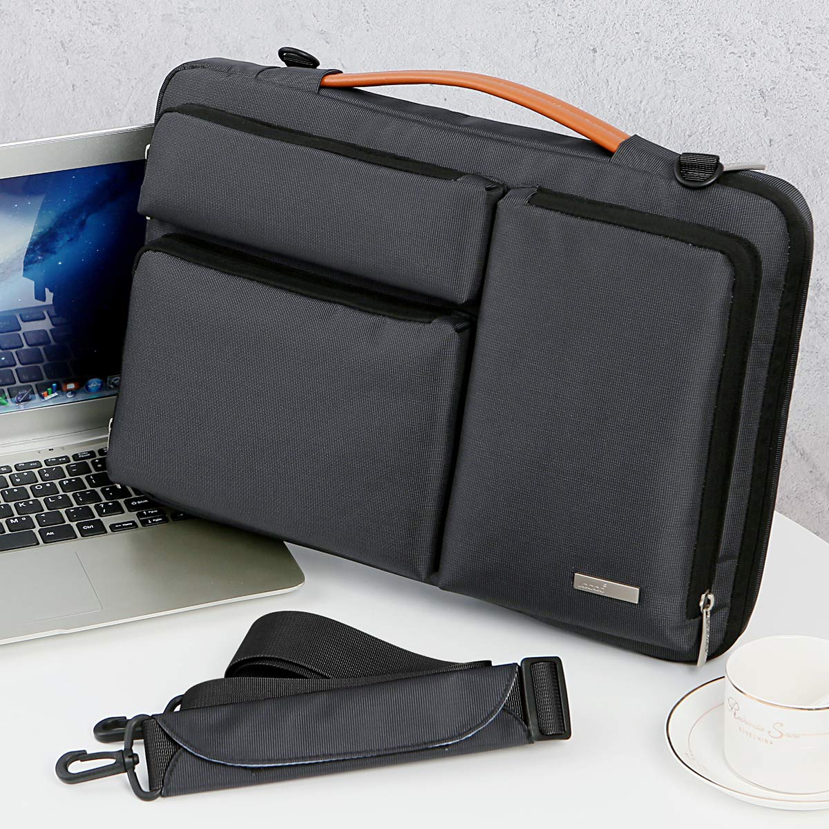 Lacdo 15.6 inch Protective Laptop Shoulder Bag Sleeve Case for 15.6" HP Pavilion 15/15sfq1012