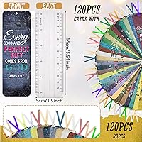 Vista 5 de Paquete de 120 marcapáginas cristianos para hombres con escrituras inspiradoras, marcadores de libros cristianos, regalos cristianos para mujeres a