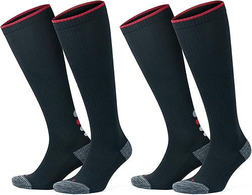 Miniatura 6 de GoWith Compression Socks for Men & Women, Cushioned 20-30 mmHg Graduated Compression Running Socks, Athletic Knee High Socks