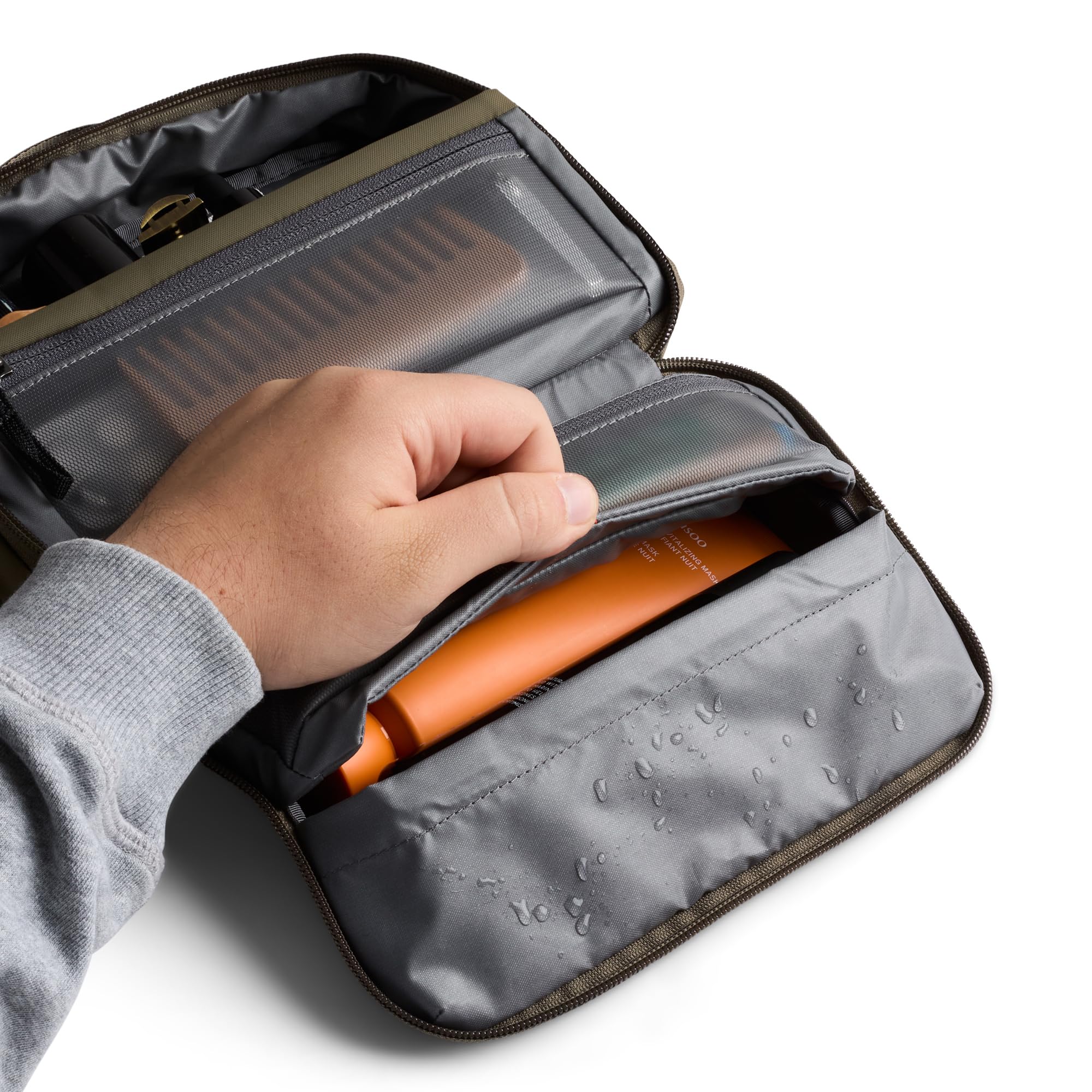Bellroy Hanging Toiletry Kit (borsa da toilette da appendere da 3 litri unisex, progettata per i viaggi) - SeaKelp