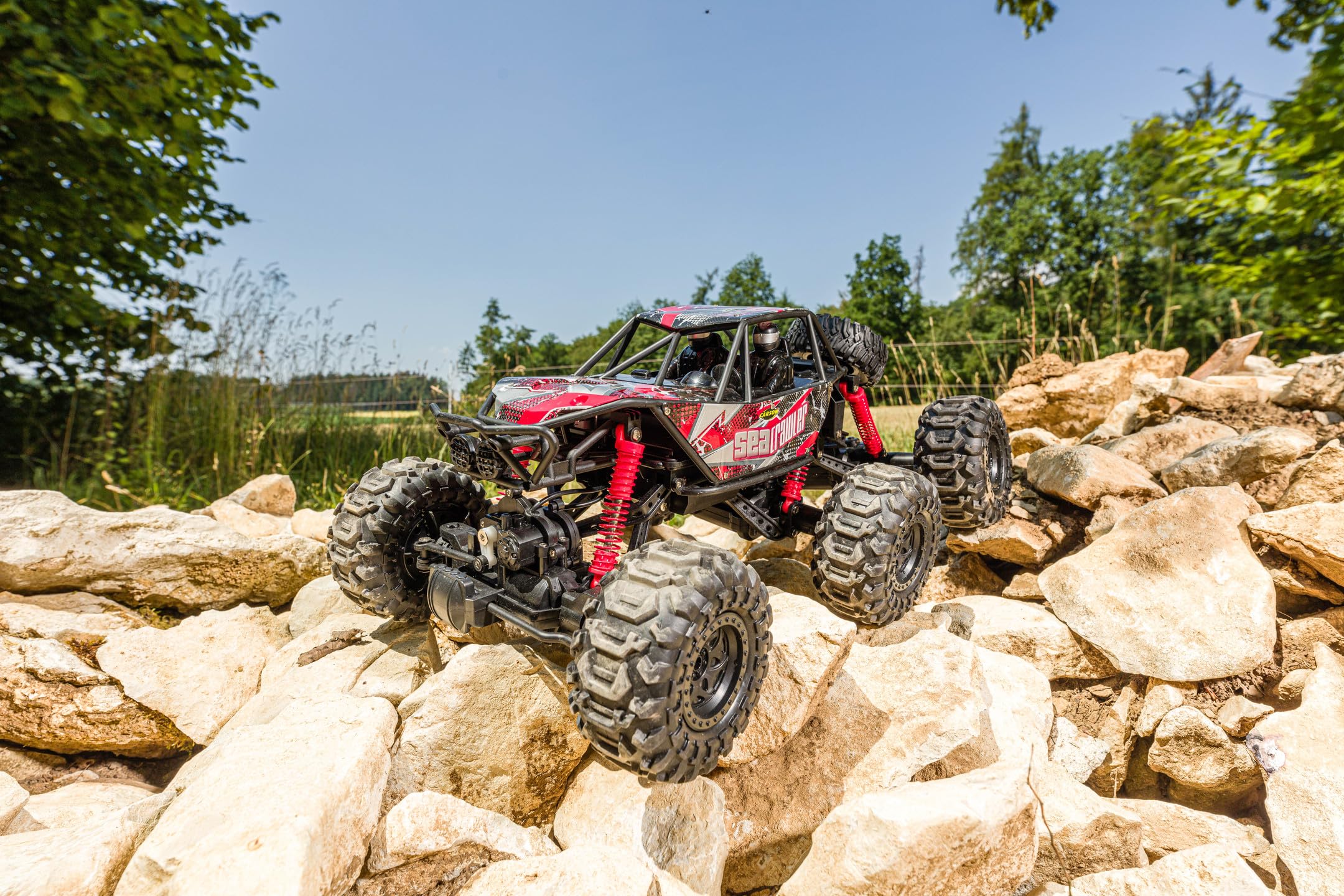 Sea Crawler - 1/10 - 6x6 100% RTR rouge - Jeux et jouets Carson