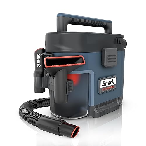 VS101 MessMaster Portable Wet Dry Vacuum, 1 Gallon Capacity, Corded,