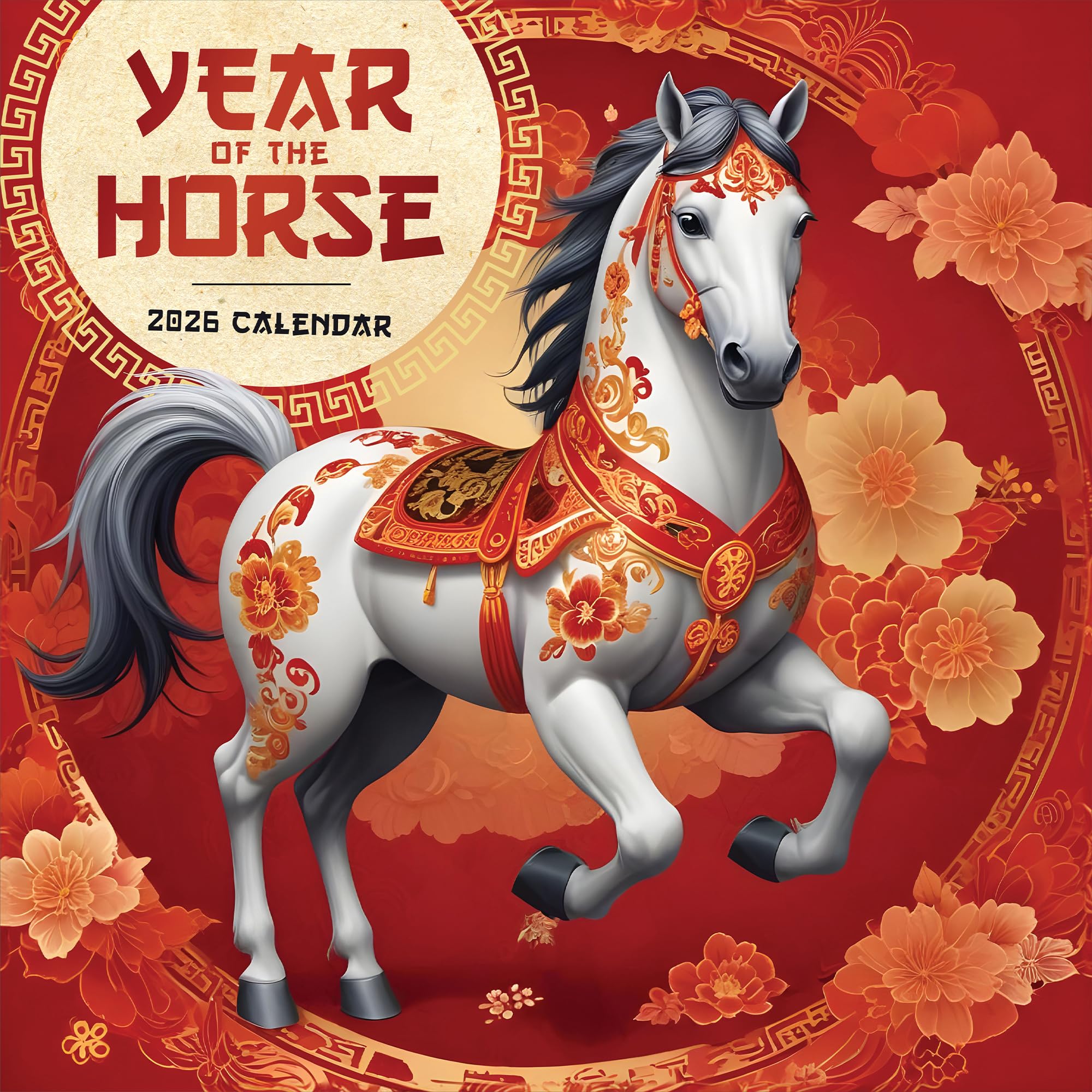 Year of the Horse 2026 Wall Calendar