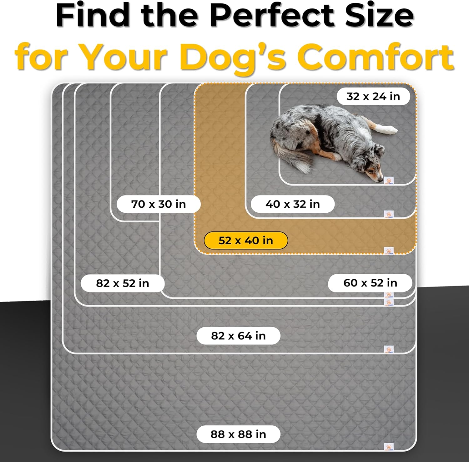 Waterproof Dog Blanket for Couch – Pet Hair Resistant Sofa Protector - Non Slip Dog Couch Cover - Washable Waterproof Pet Blanket for Sofa Bed Car - Reversible Dog Blanket for Couch Protection