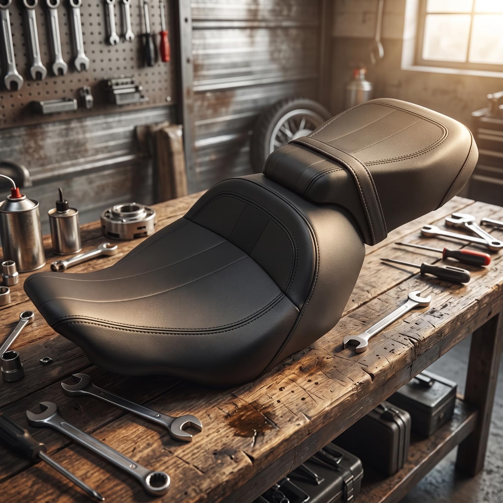 Selle Biplace Noire