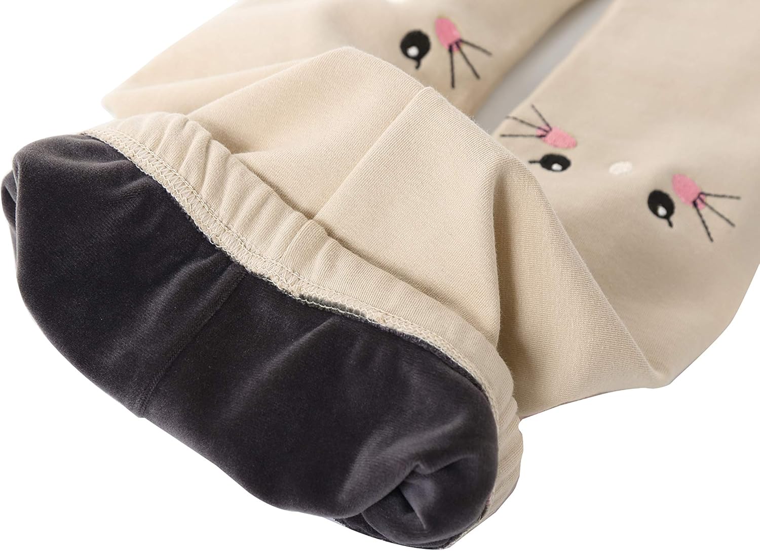IRELIA Winter Girls Cotton Fleece Lined Leggings Pants - Image 6