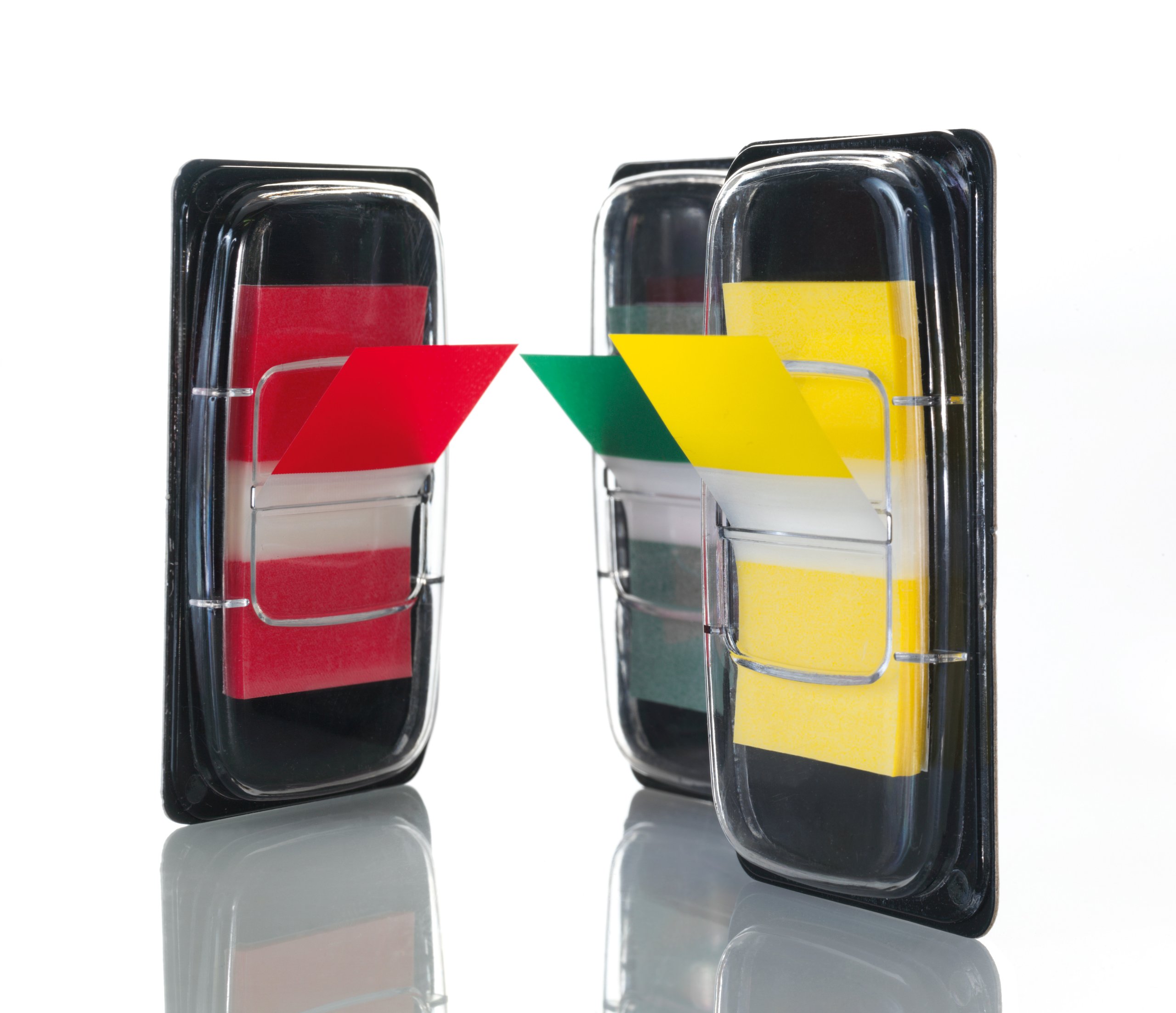 SIGEL Z-Index 3,90 x 6,90 cm - 12 pezzi | HN493, dispenser Z, 600 fogli, Color-Tip verde