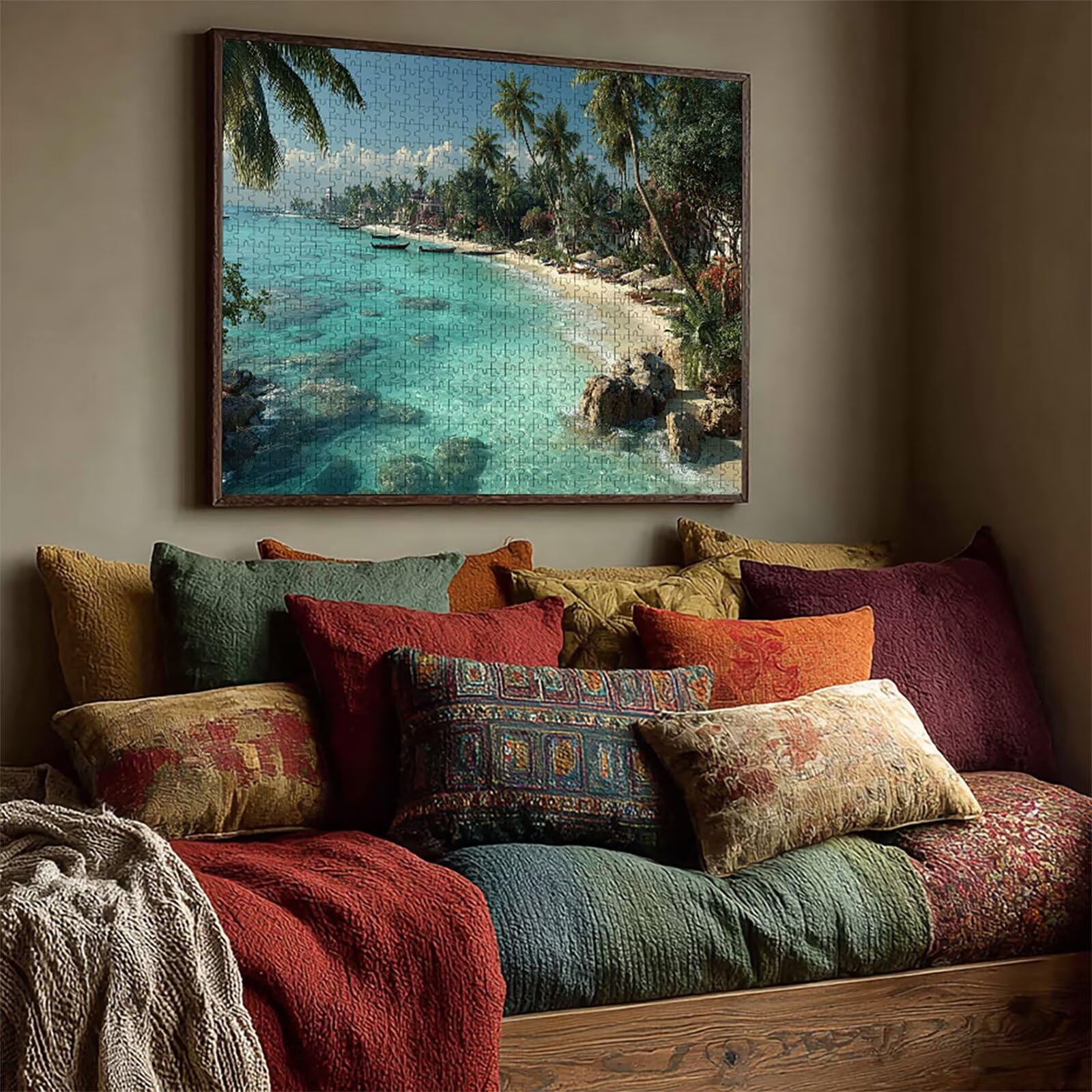 Vista Mare Puzzle 3000 Pezzi Adulti, Puzzle Legno con Scatola 122x81cm, DIY Giochi Divertenti per Familiar, Idea Regalo Uomo e Donna, Squisita confezione Regalo, Estate Decorazioni, (Albero) B-7615