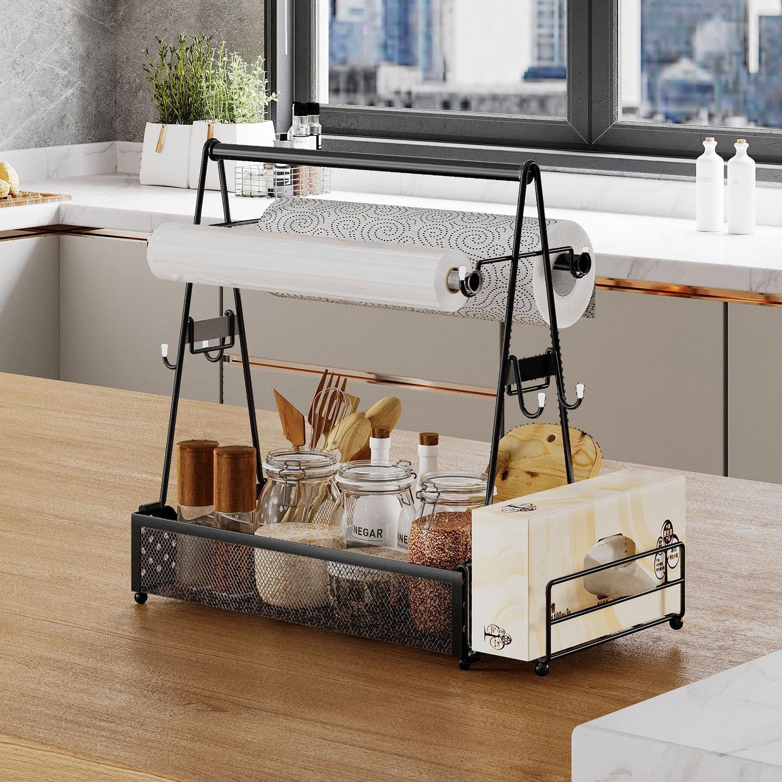 Outdoorowy organizer na przyprawy BBQ-Caddy, wielofunkcyjny piknikowy