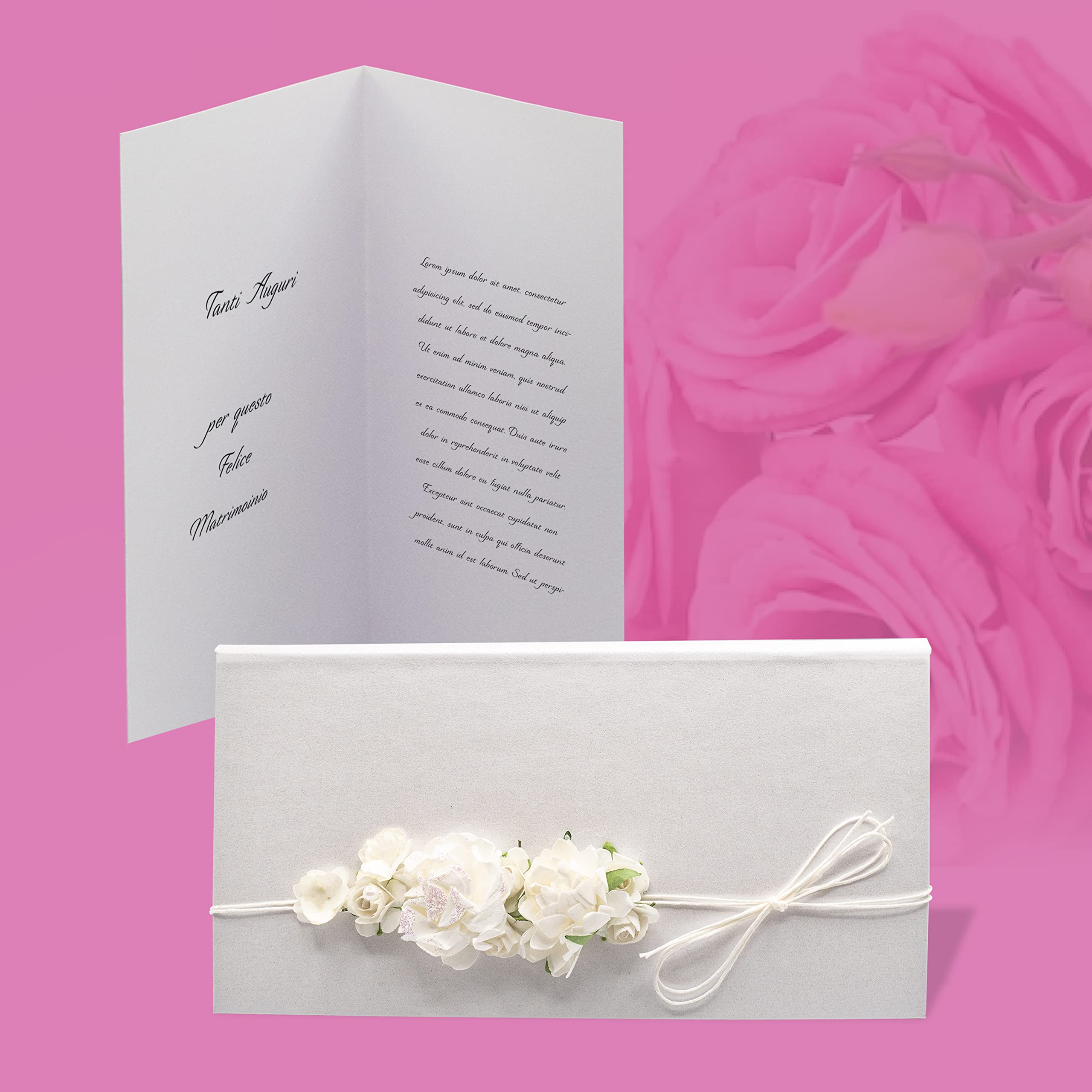 Busta Portasoldi per Matrimonio 10.5 x 19.5 cm Bianco