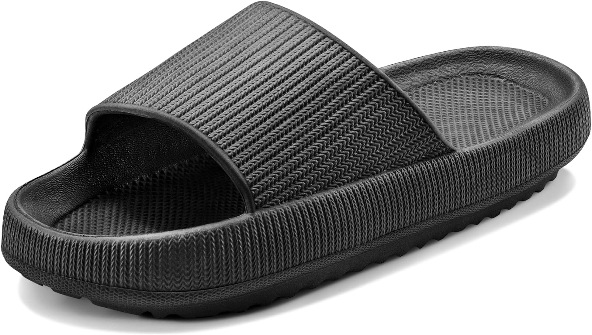 ATHMILECloud Pillow Slippers for Women Men Slide Sandals House Slippers Shower Shoes Thick Sole Comfort Lightweight Non-Slip Bathroom Easy to Clean Indoor Outdoor