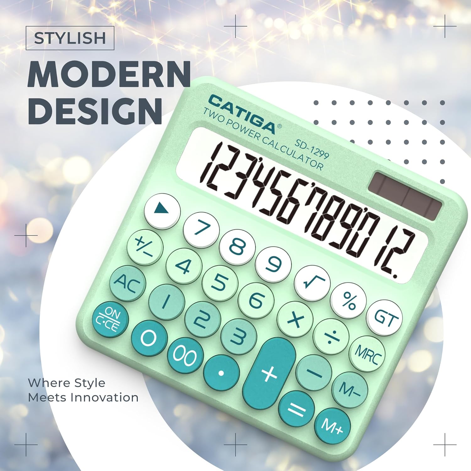 CATIGA SD-1299 Calculator with Stylish Modern Design