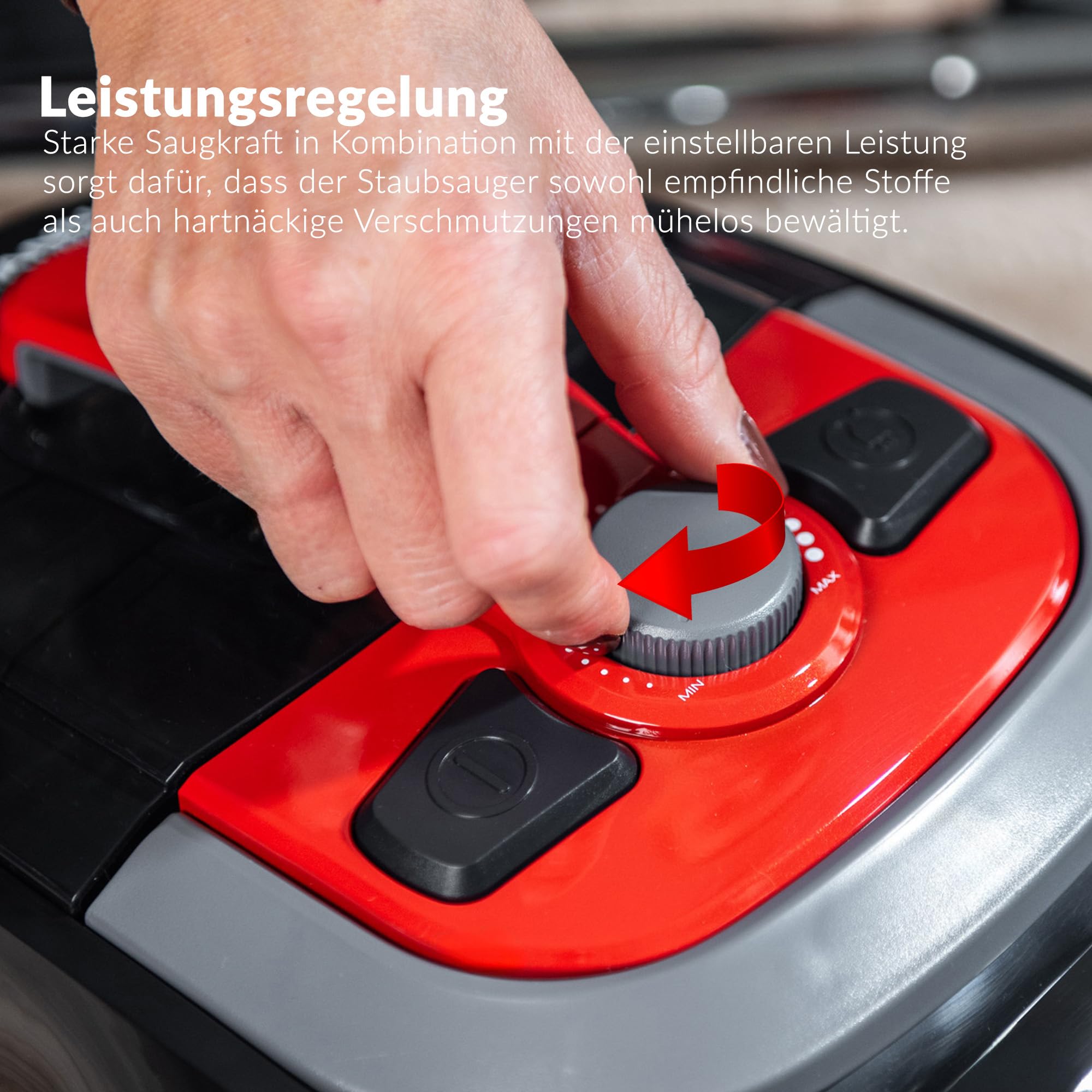 Lehmann Zyklon Staubsauger beutellos, Schwarz | leistungsstark Zyklontechnologie, Staubbehälter 2,5L, Doppelfiltration, HEPA Filter, 5 Düsensatz, Turbobürste